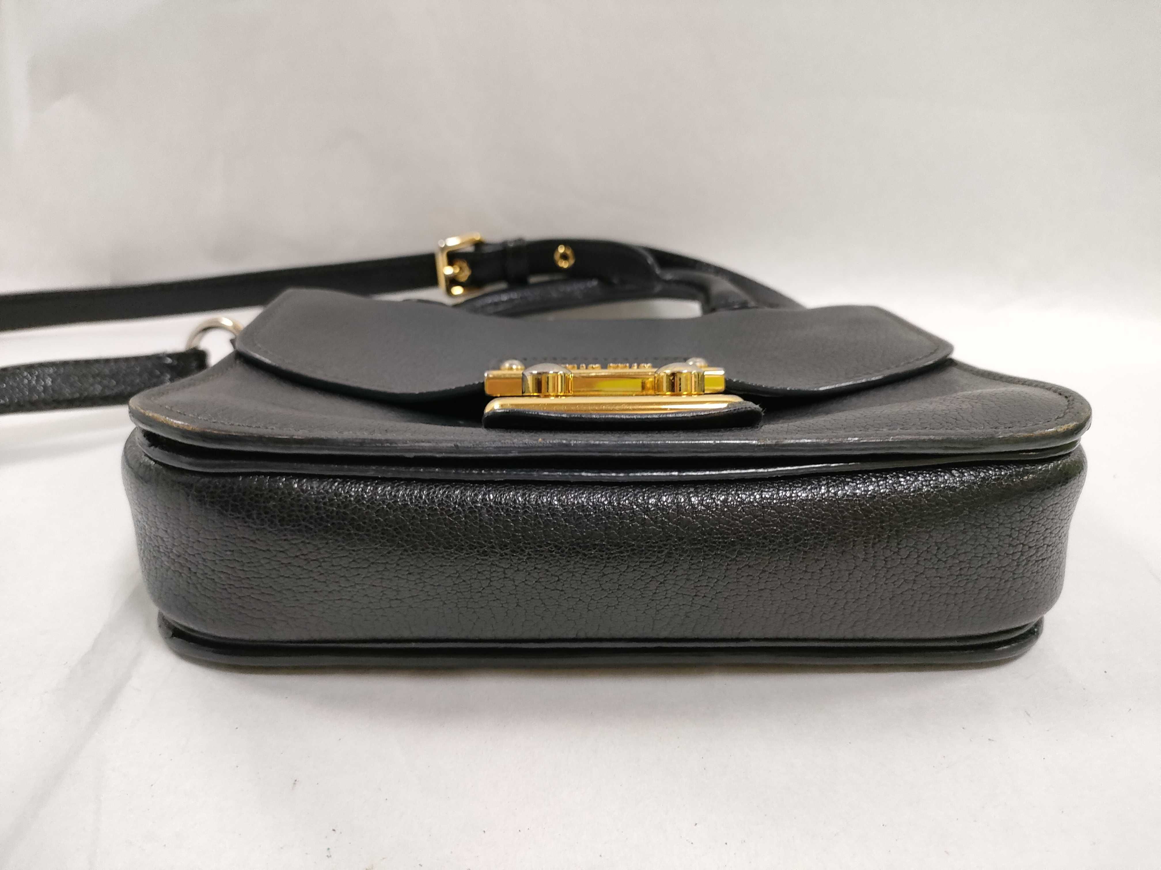 Shoulder Bag, Leather, Black Handbag — view 9