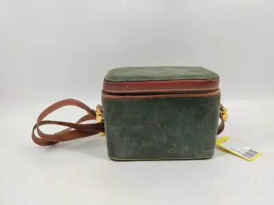 Suede x Leather Vanity Bag Shoulder Bag