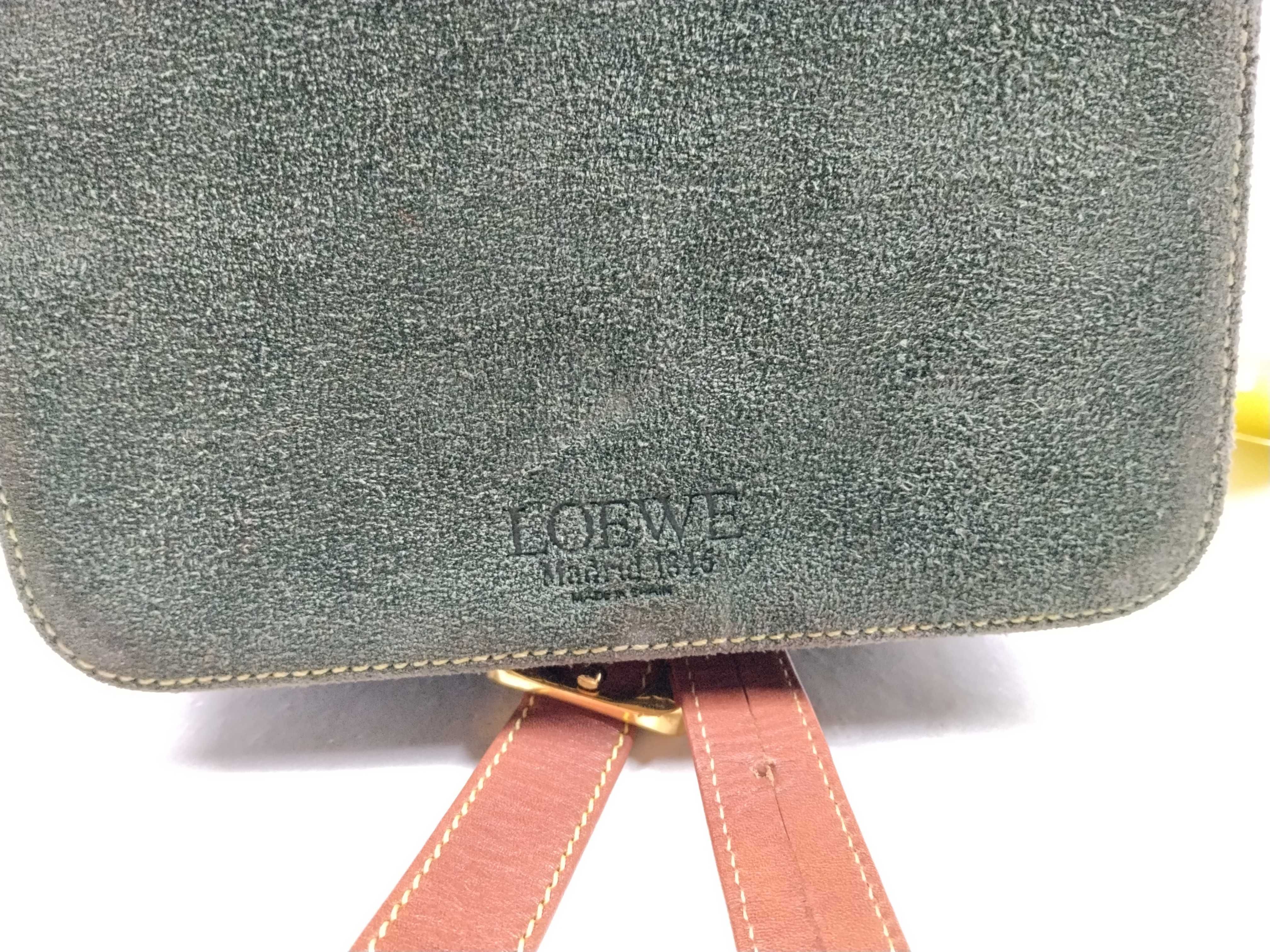 Suede x Leather Vanity Bag Shoulder Bag — view 15