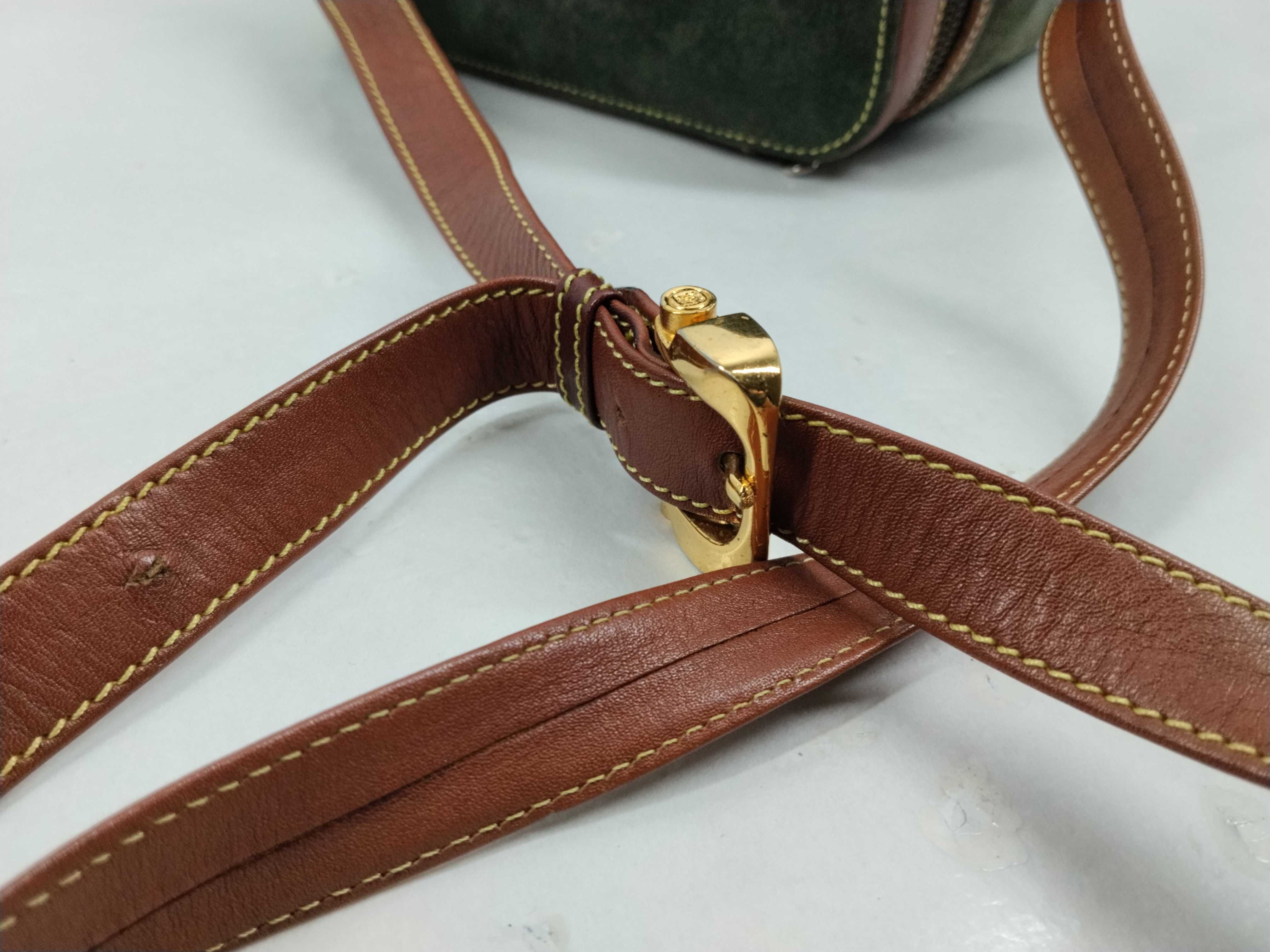 Suede x Leather Vanity Bag Shoulder Bag — view 6