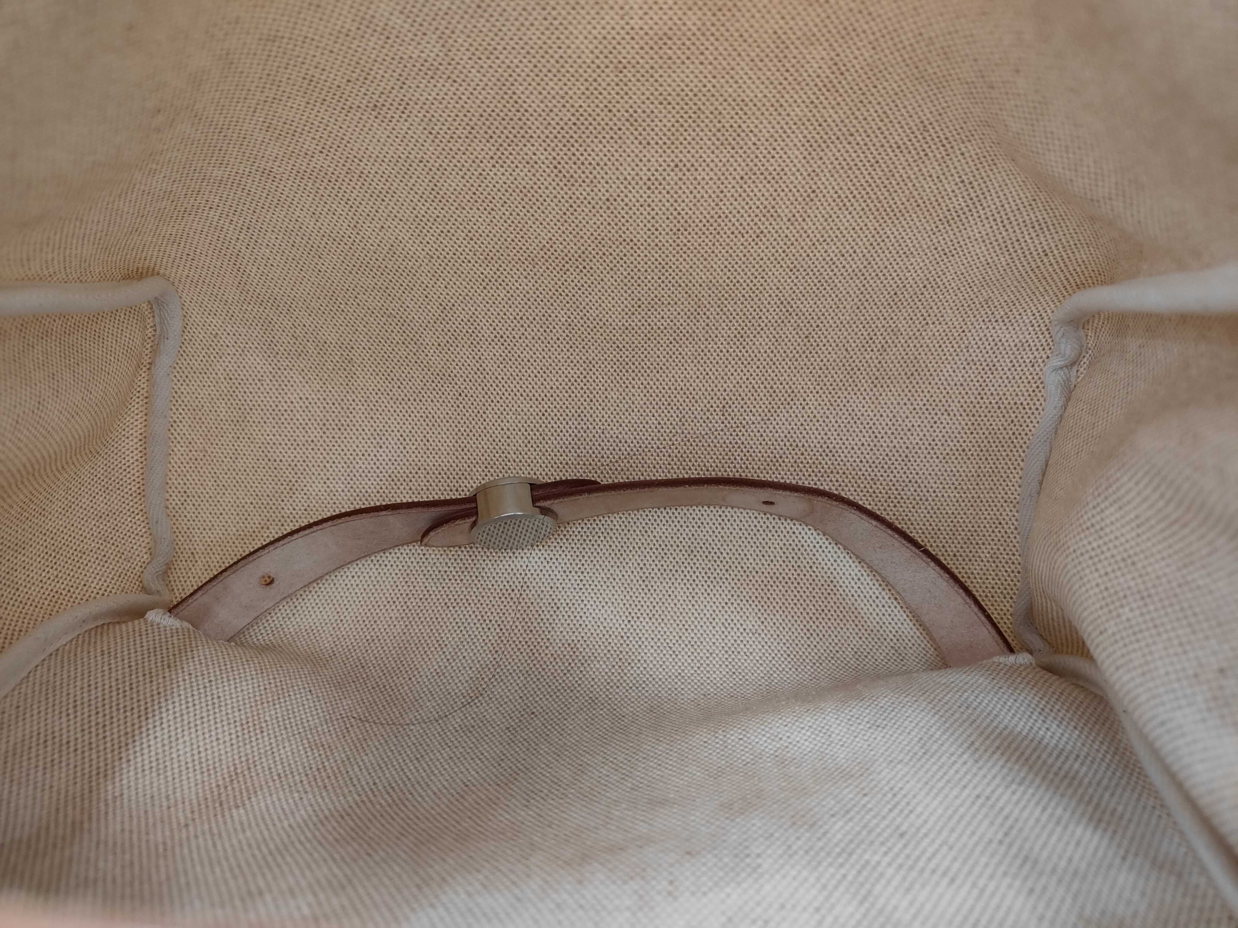 Hermès Herbag Canvas x Leather Handbag — view 9