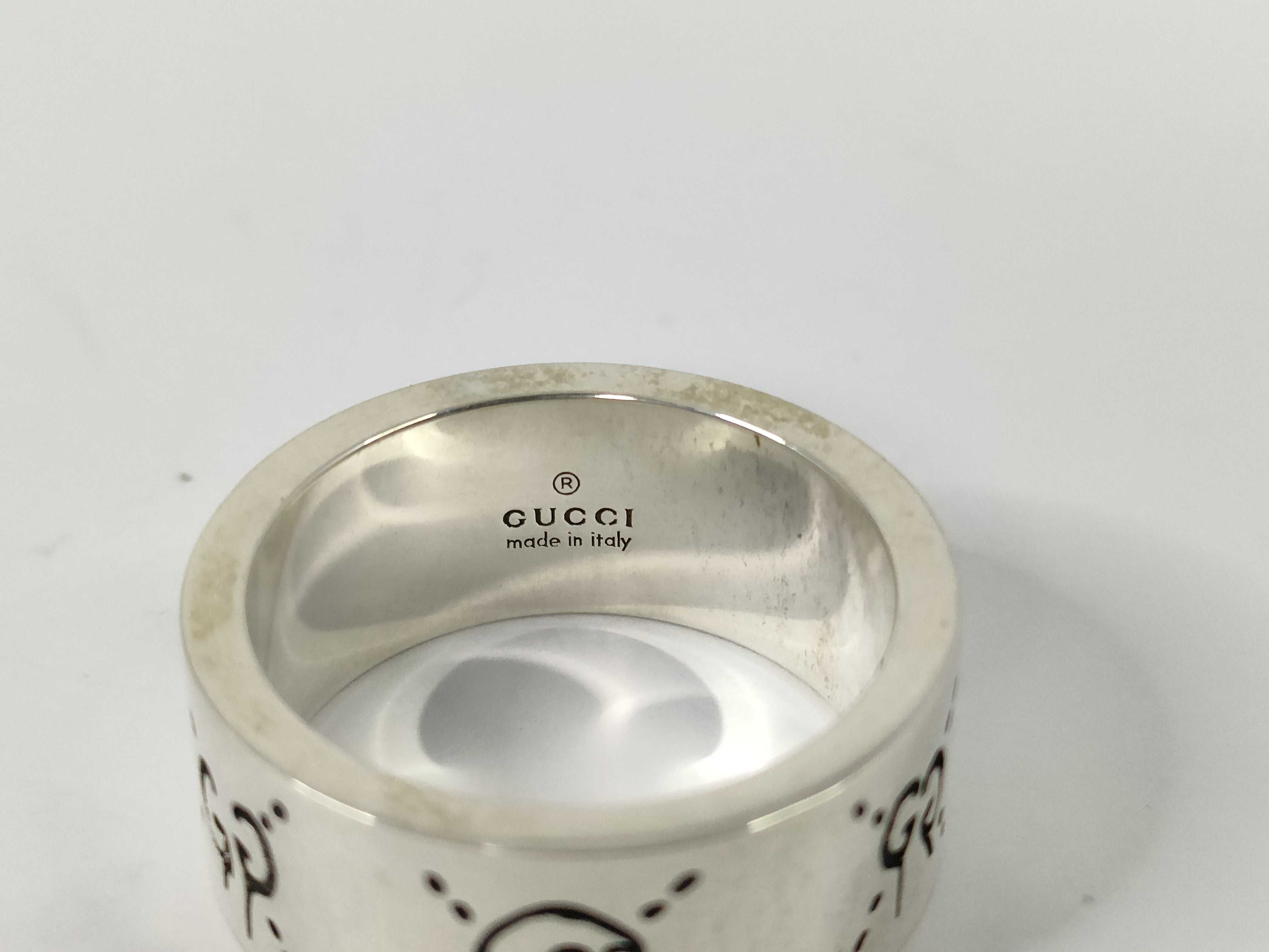 G-logo Ghost Sterling Silver 925 Ring — view 3