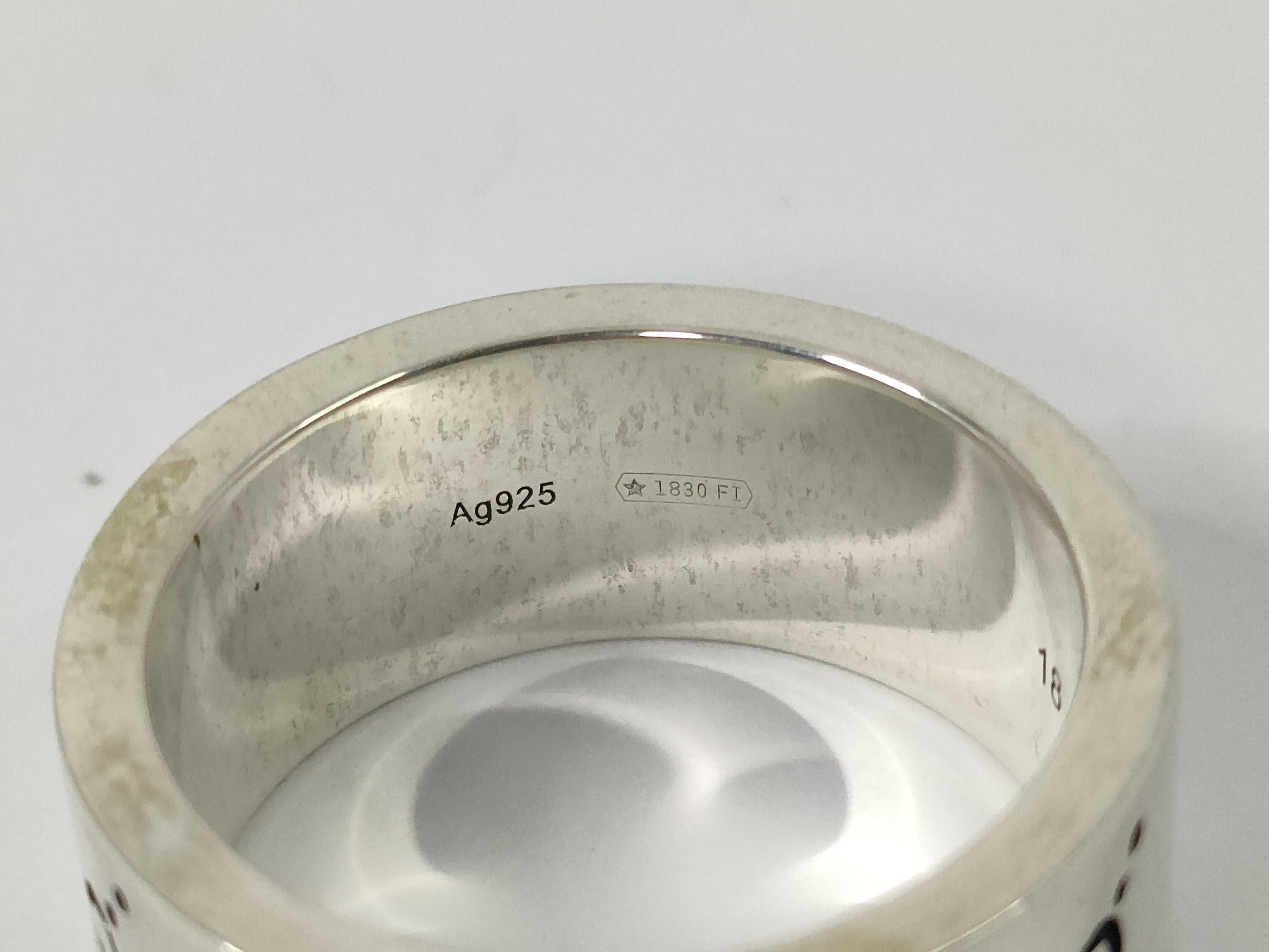 G-logo Ghost Sterling Silver 925 Ring — view 4