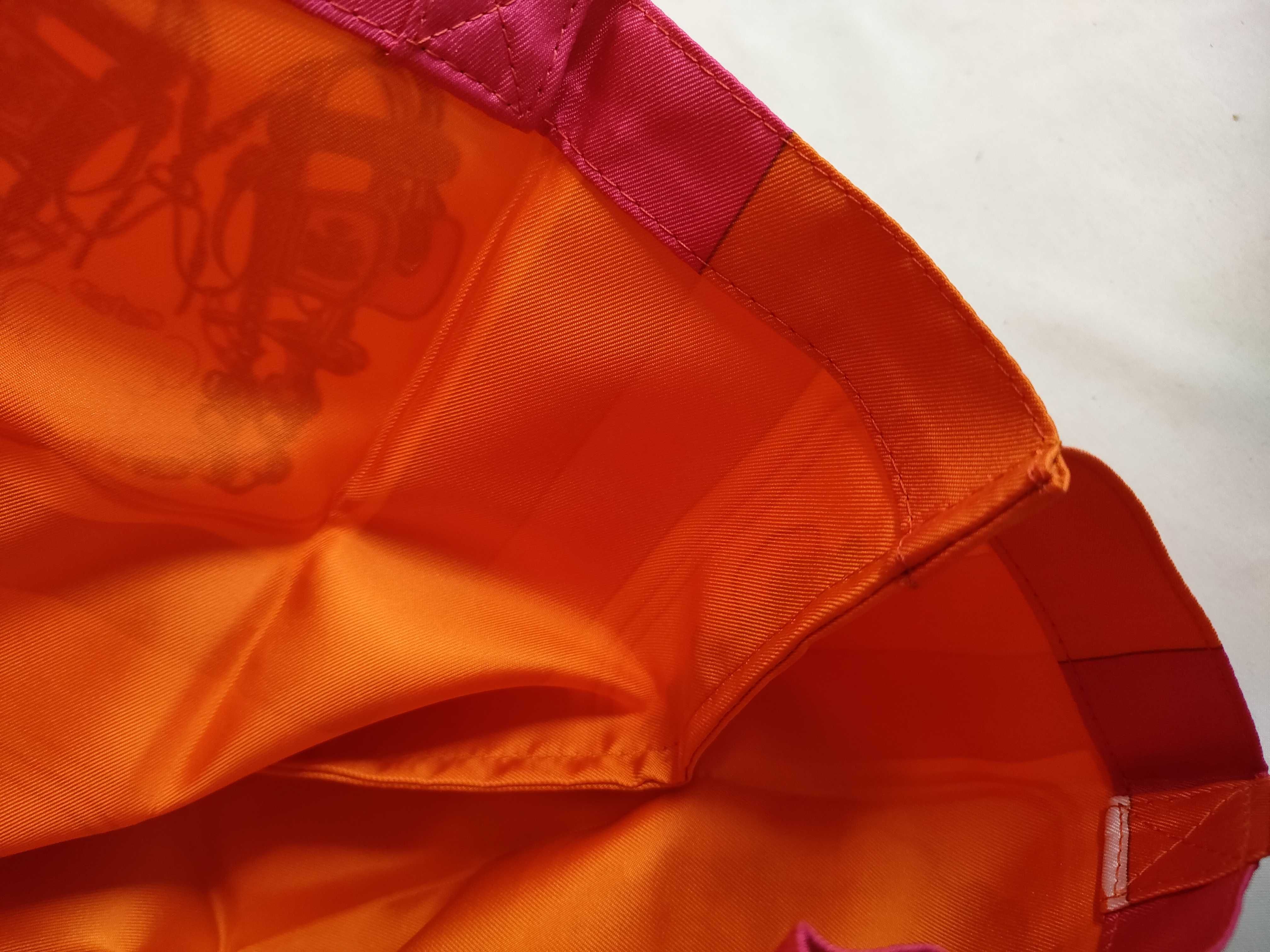 FR-Hermès Silky Pop Eco Bag silk x leather Multicolor Silver Metal Fittings Th Tote Bag — view 8