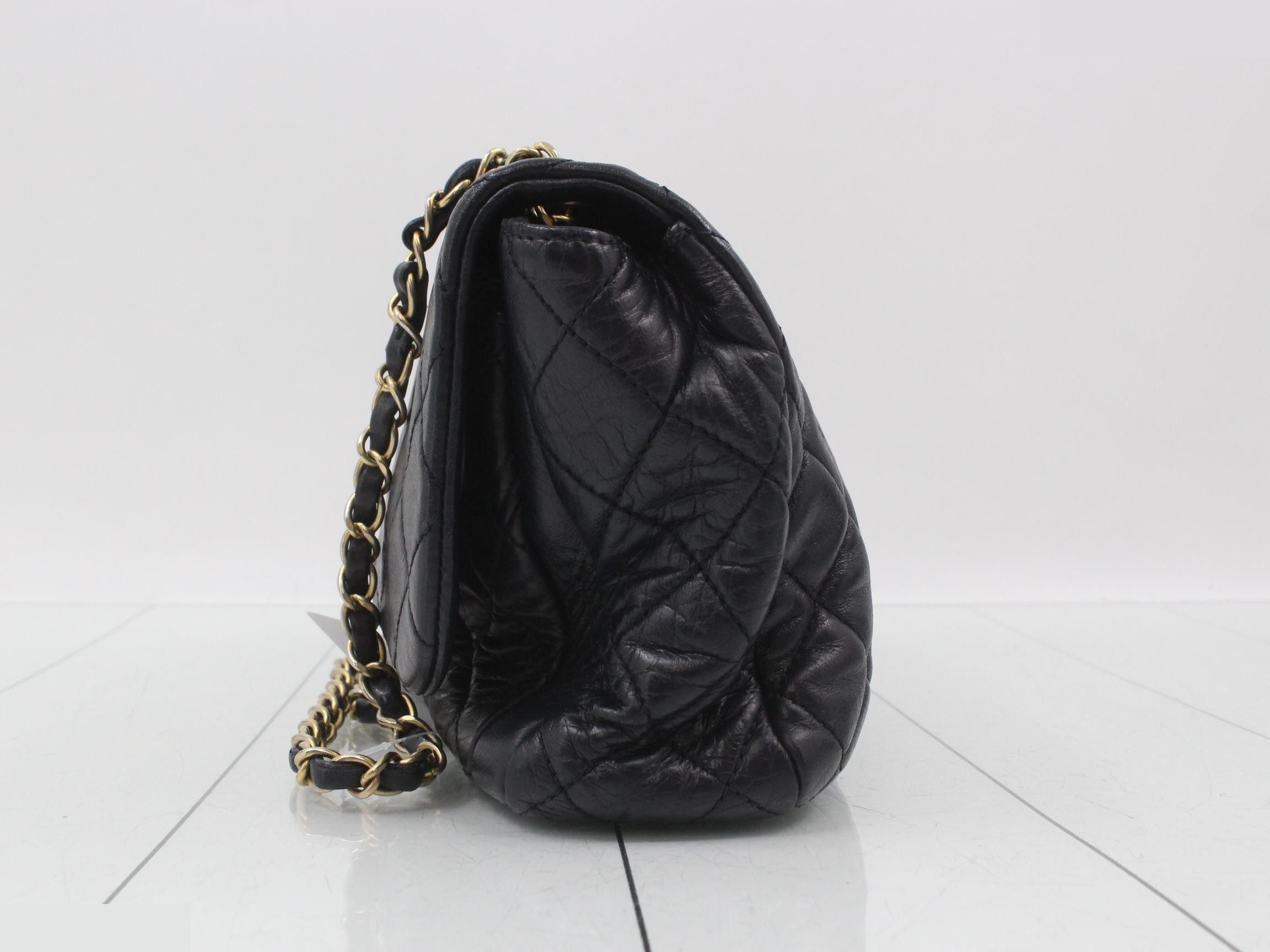 Leather Coco Mark Chain Shoulder Bag — view 3