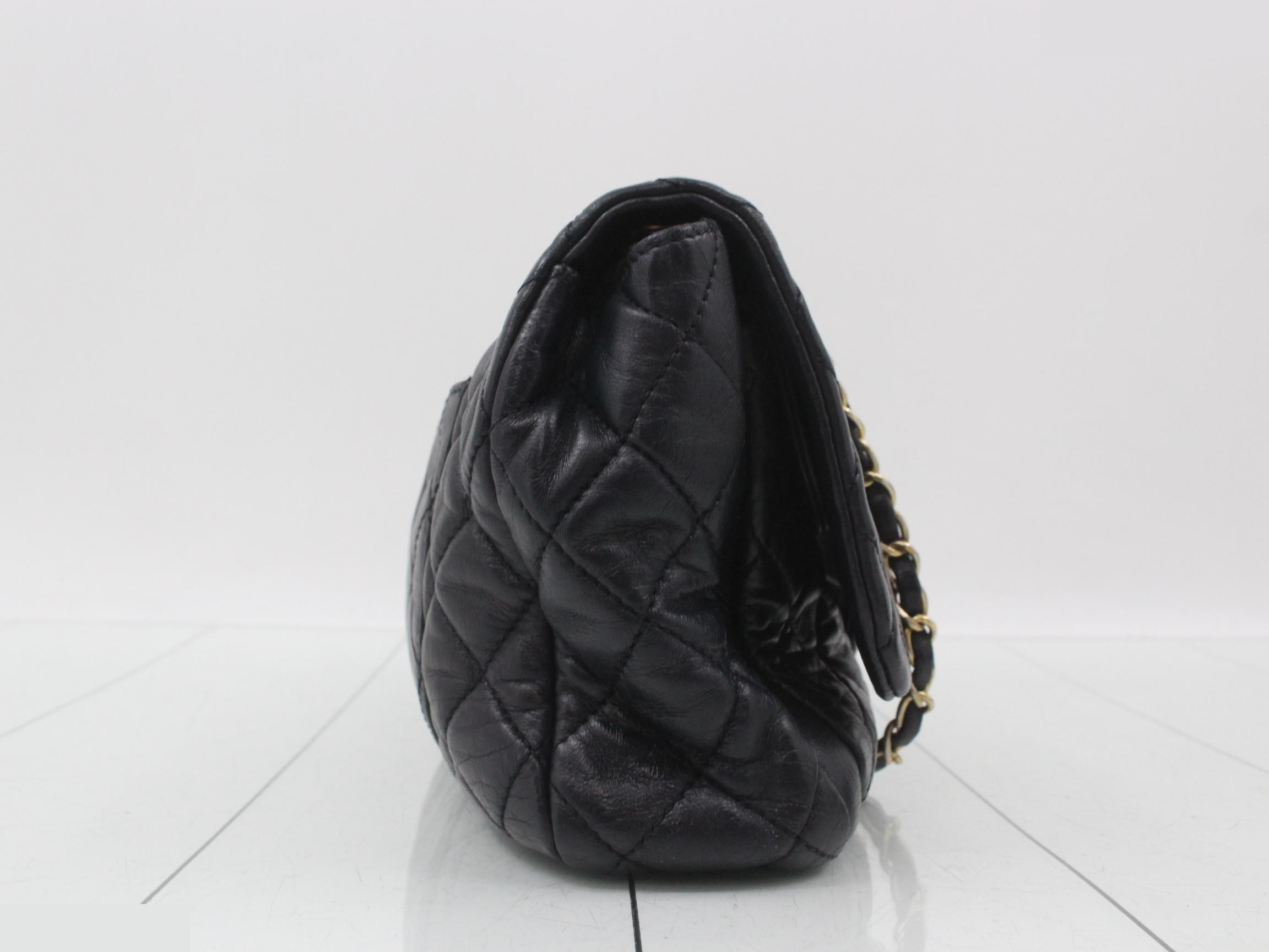 Leather Coco Mark Chain Shoulder Bag — view 4