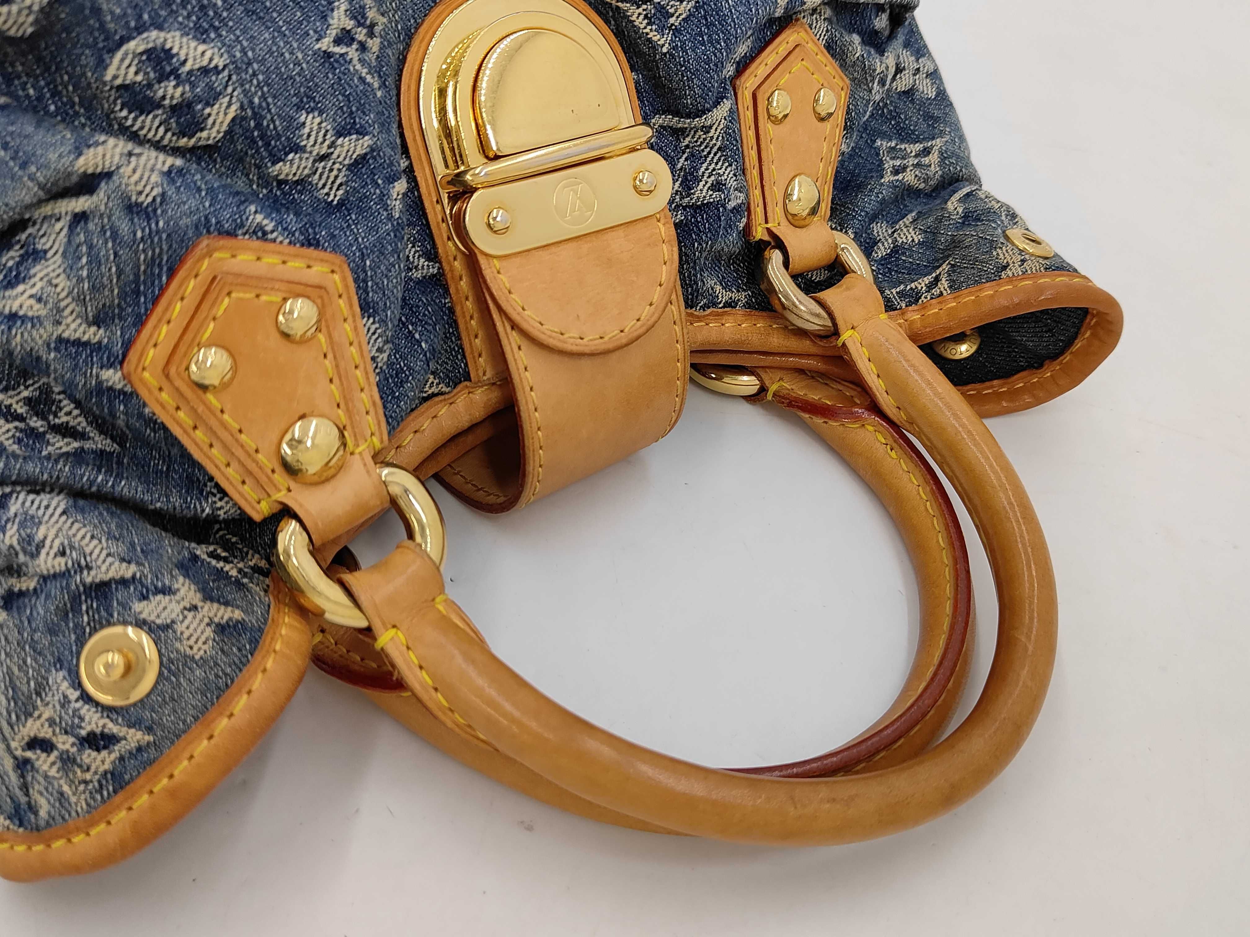 Mini Pretty Denim Monogram Handbag — view 3