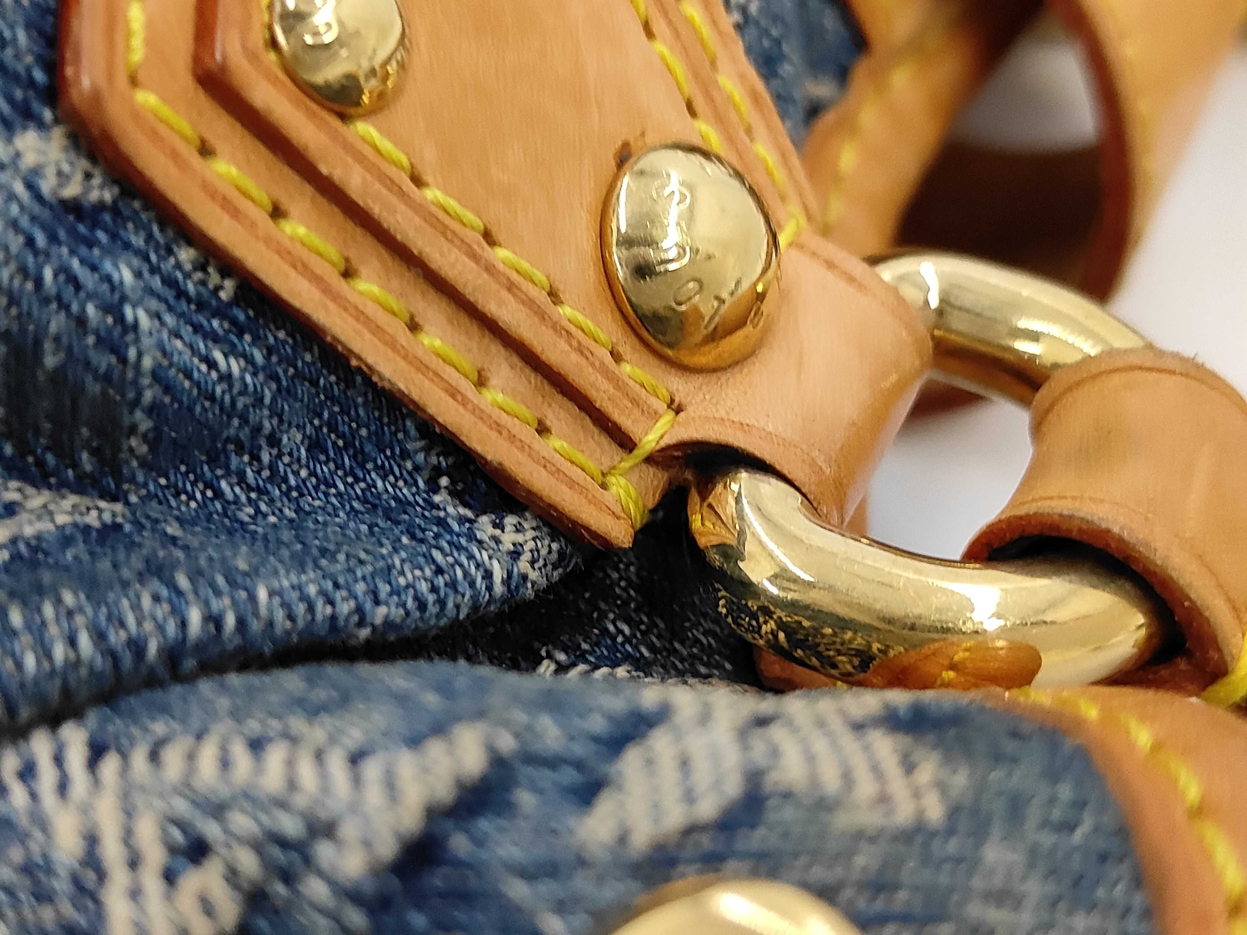 Mini Pretty Denim Monogram Handbag — view 5
