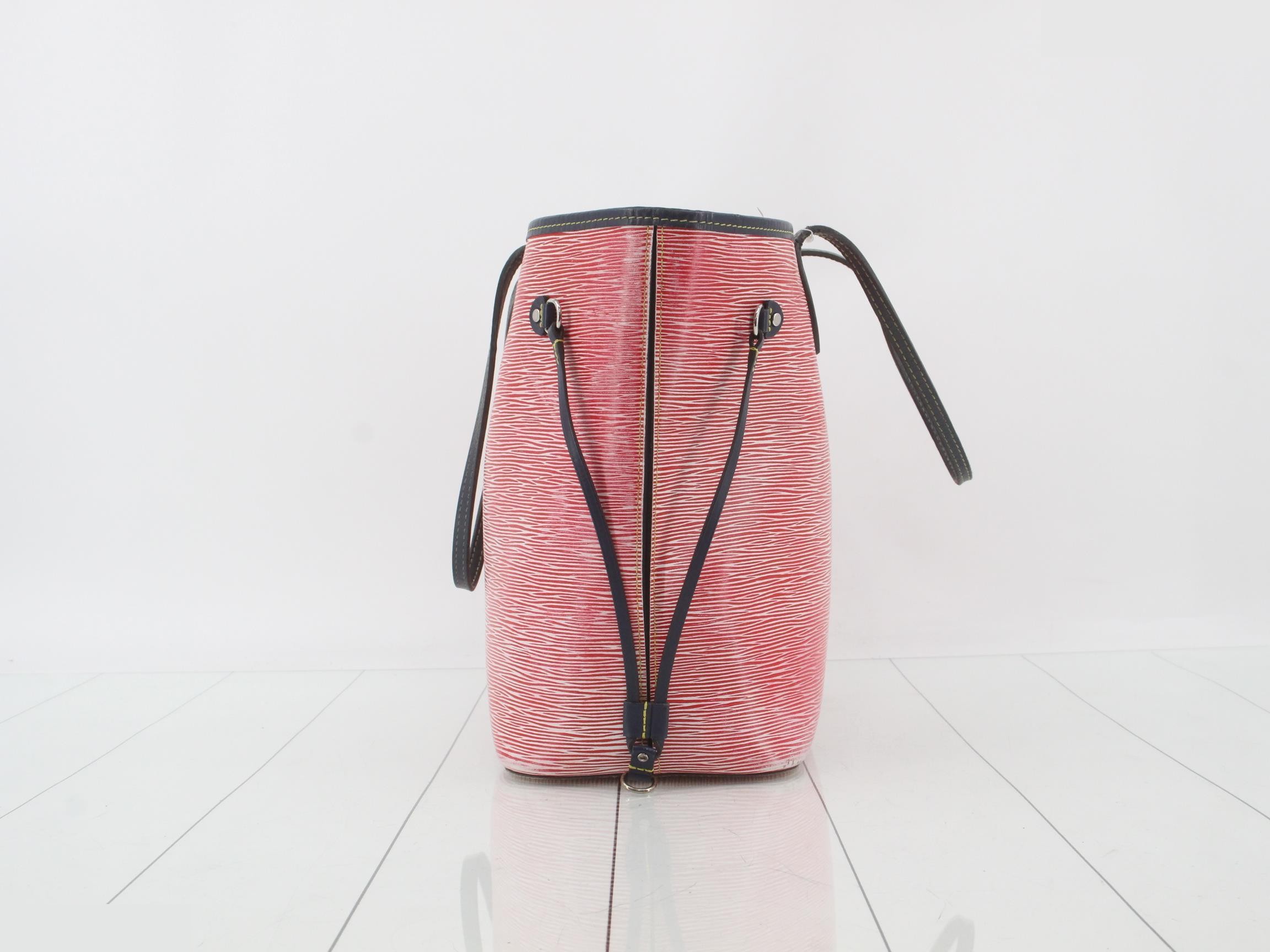 Denim Neverfull MM Epi Red — view 4