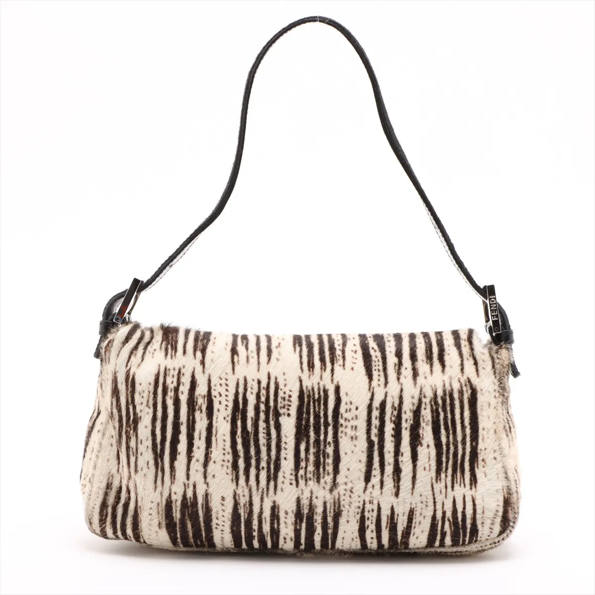 Mamma Bucket Harako x Leather Shoulder Bag Beige x Black 26424 — view 2
