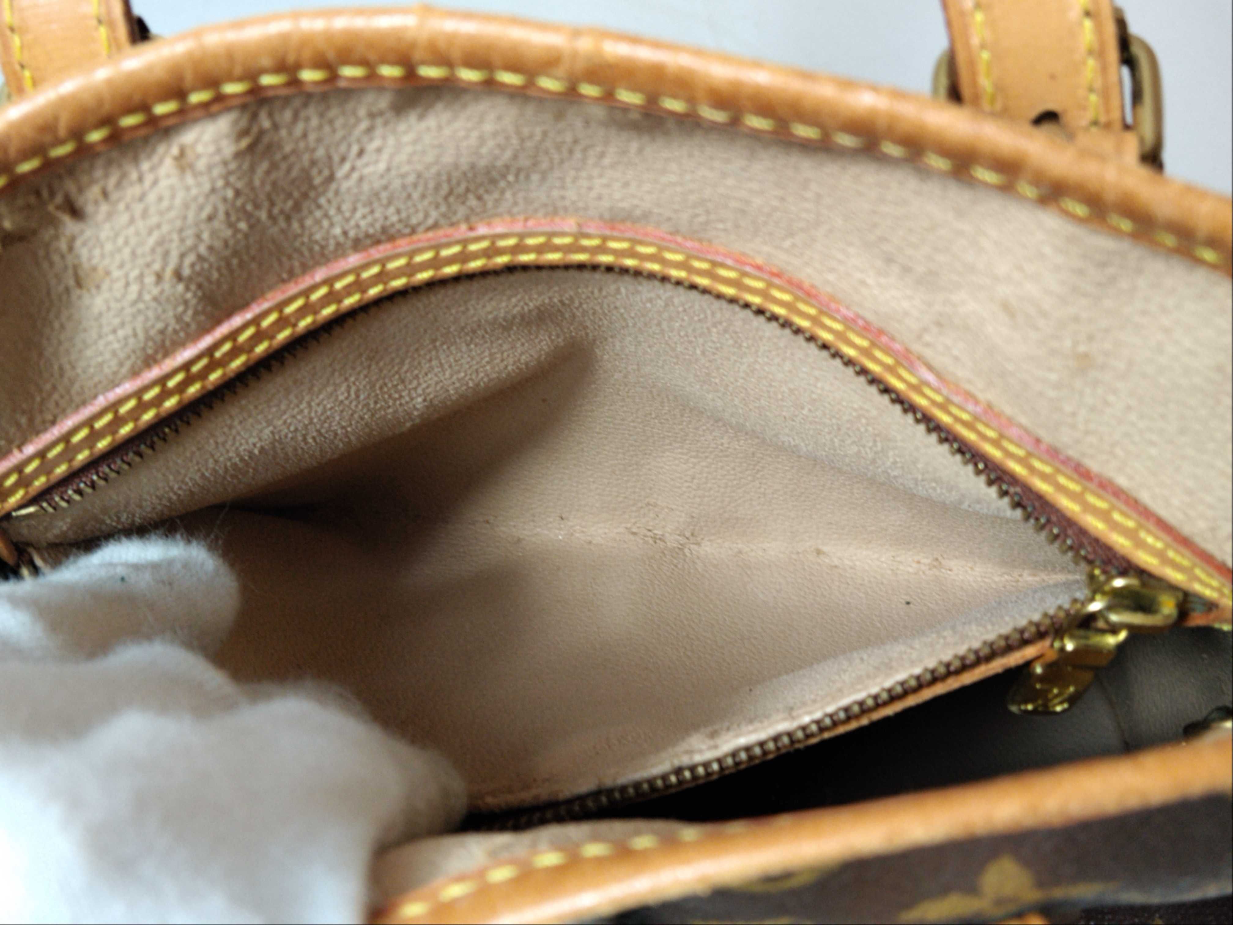 Monogram M42238 Petite Bucket Handbag (without pouch) — view 10