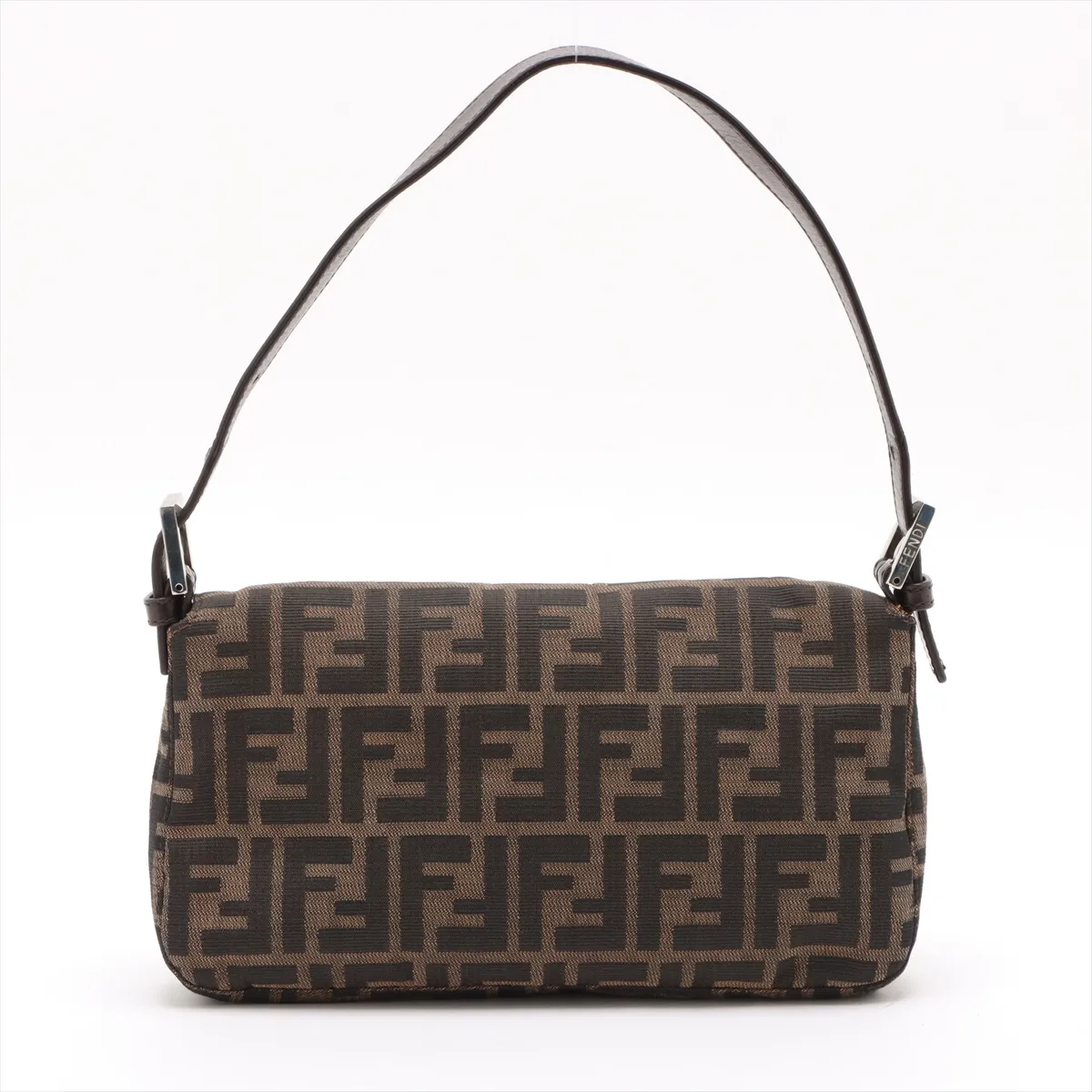 Zucca Mamma Bucket Canvas x Leather Shoulder Bag Brown 26424 — view 2