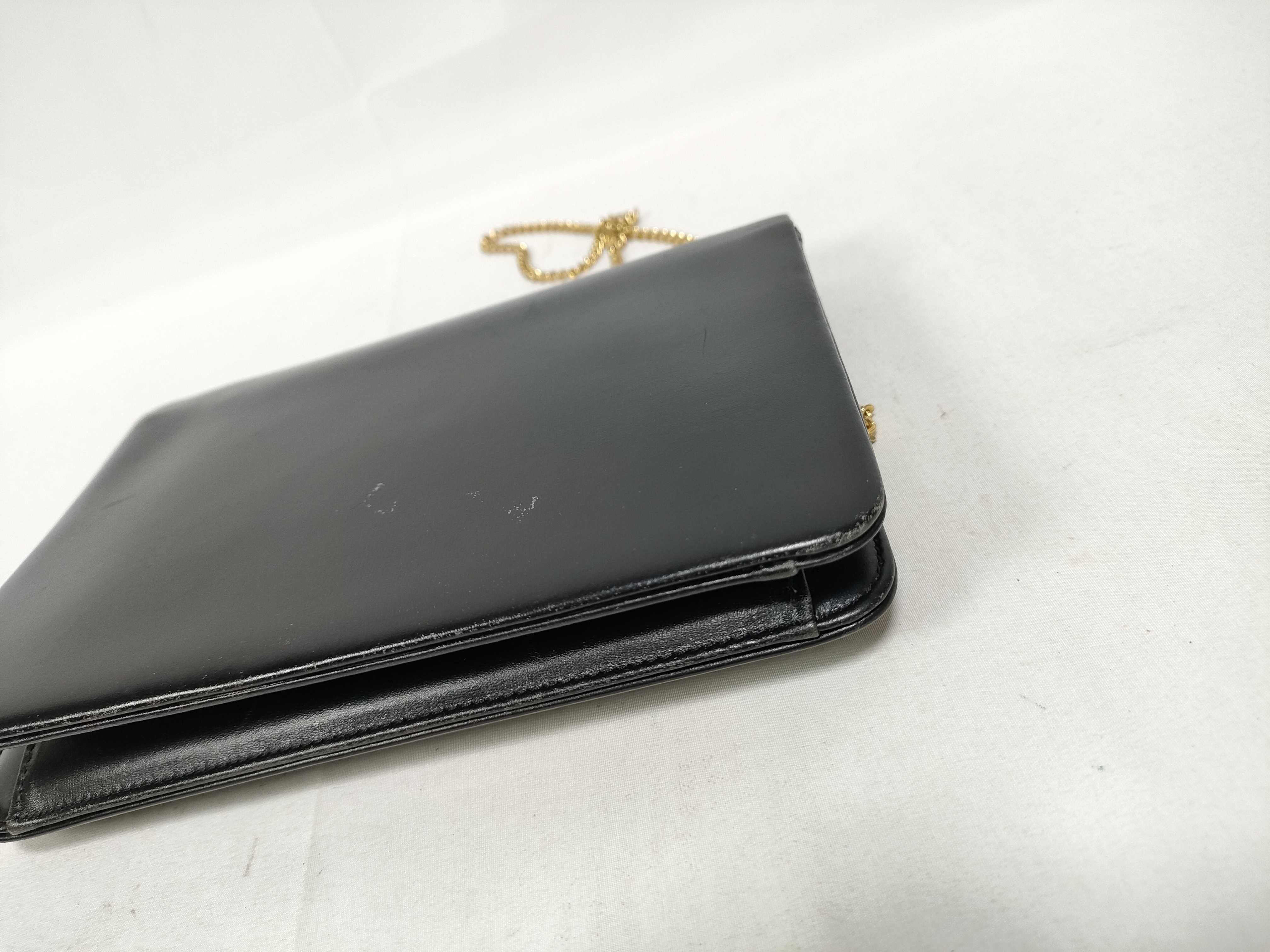 Leather Mini Chain Shoulder Bag — view 4
