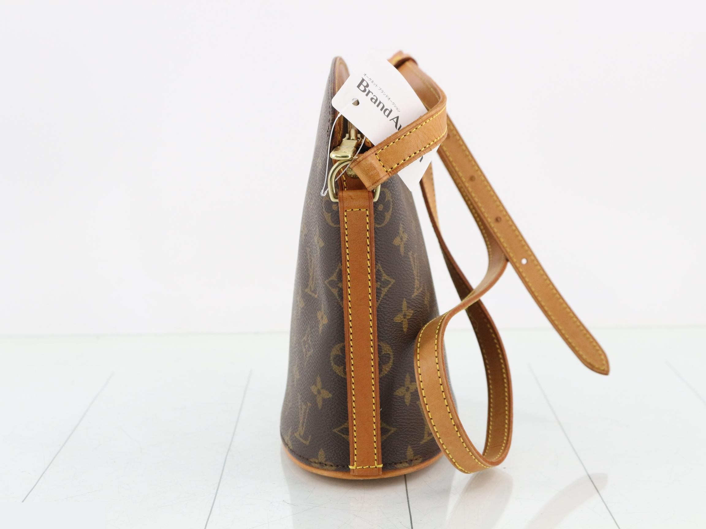 Monogram Drouot Shoulder Bag VI0020 Brown — view 4