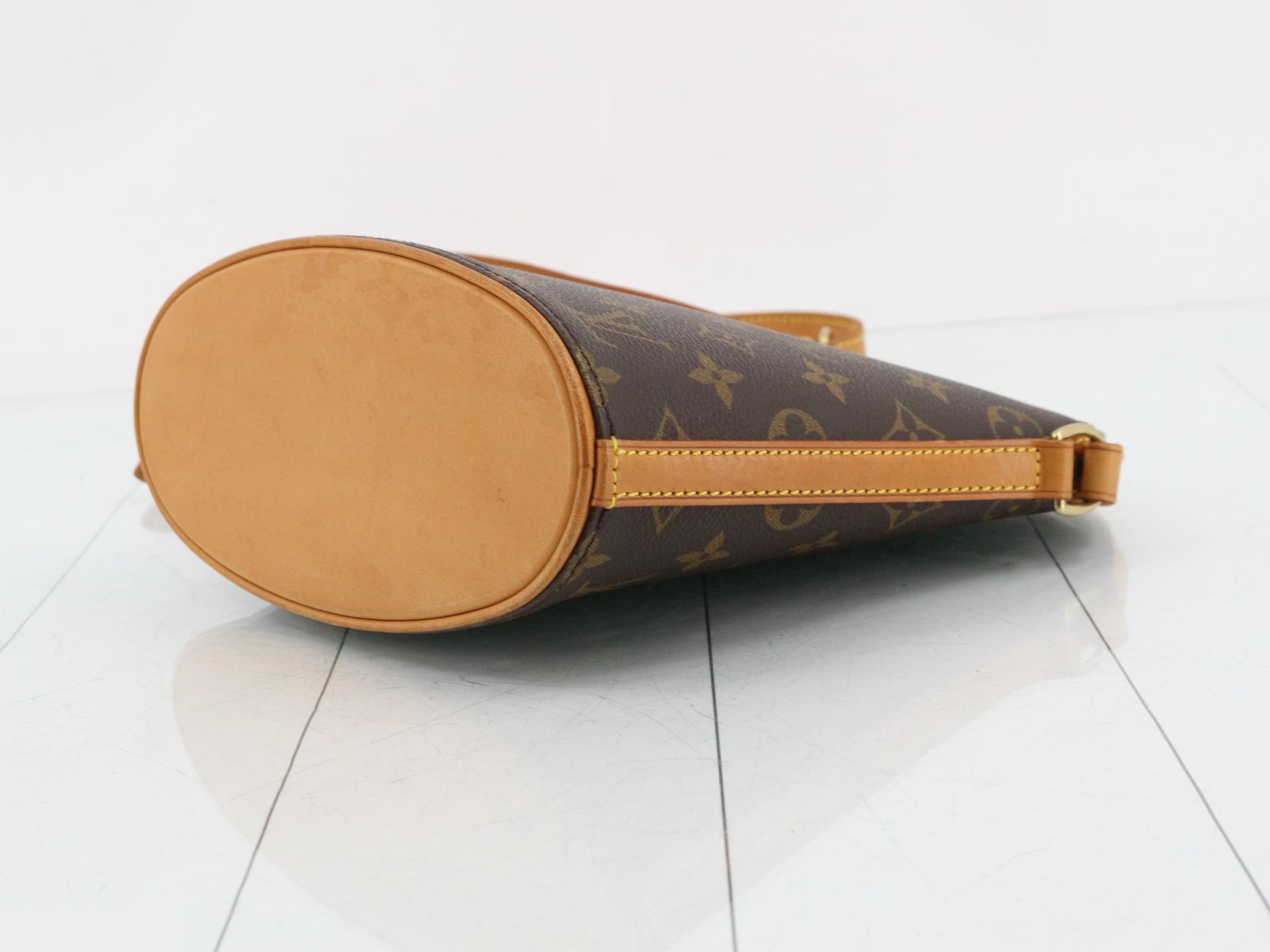 Monogram Drouot Shoulder Bag VI0020 Brown — view 6