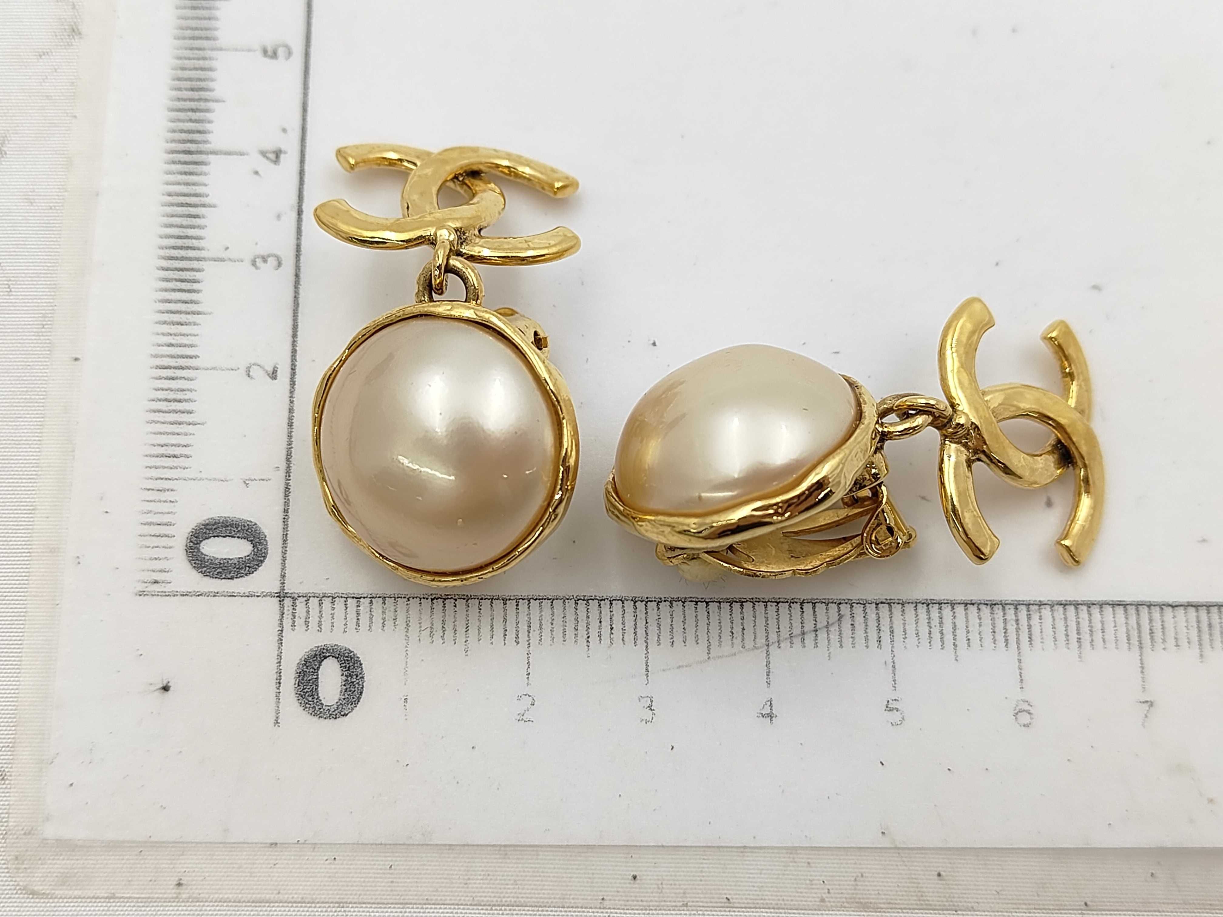 94P Pearl Logo Earrings — view 6