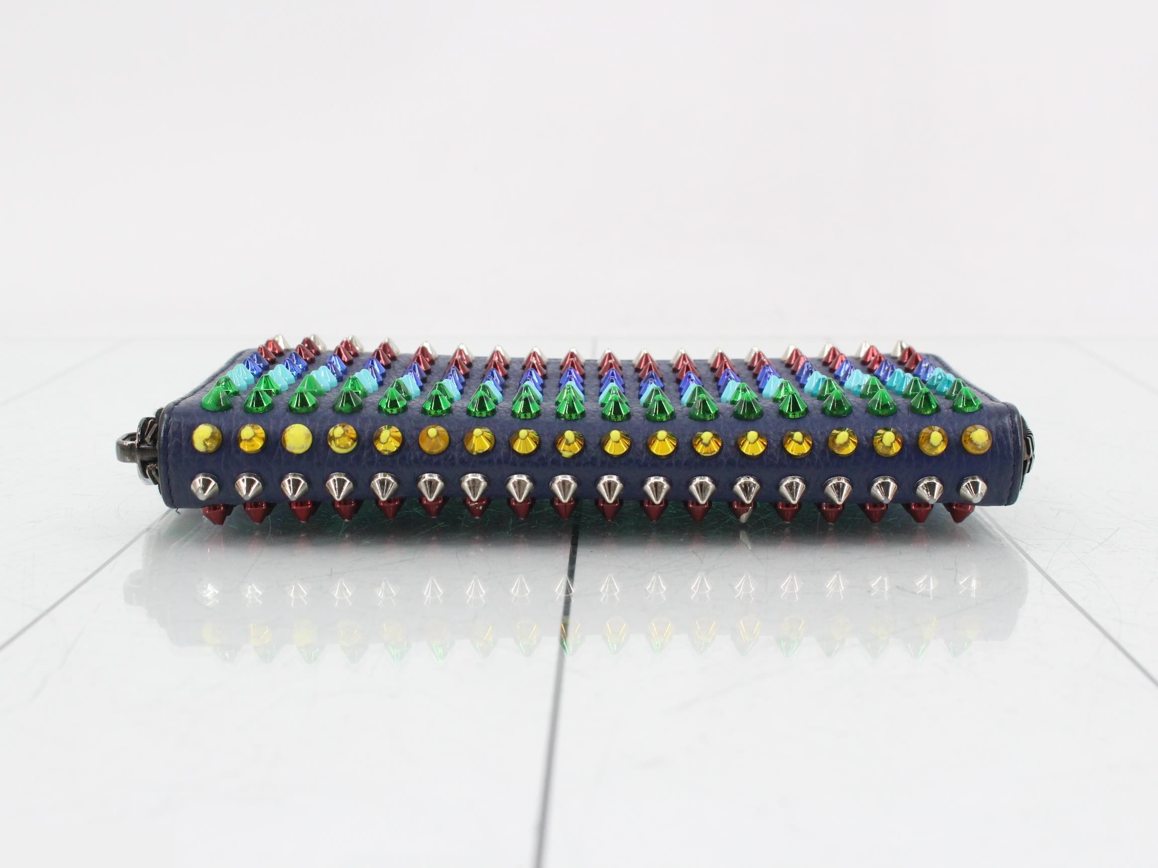 Panettone Studded Round Zip Long Wallet — view 3