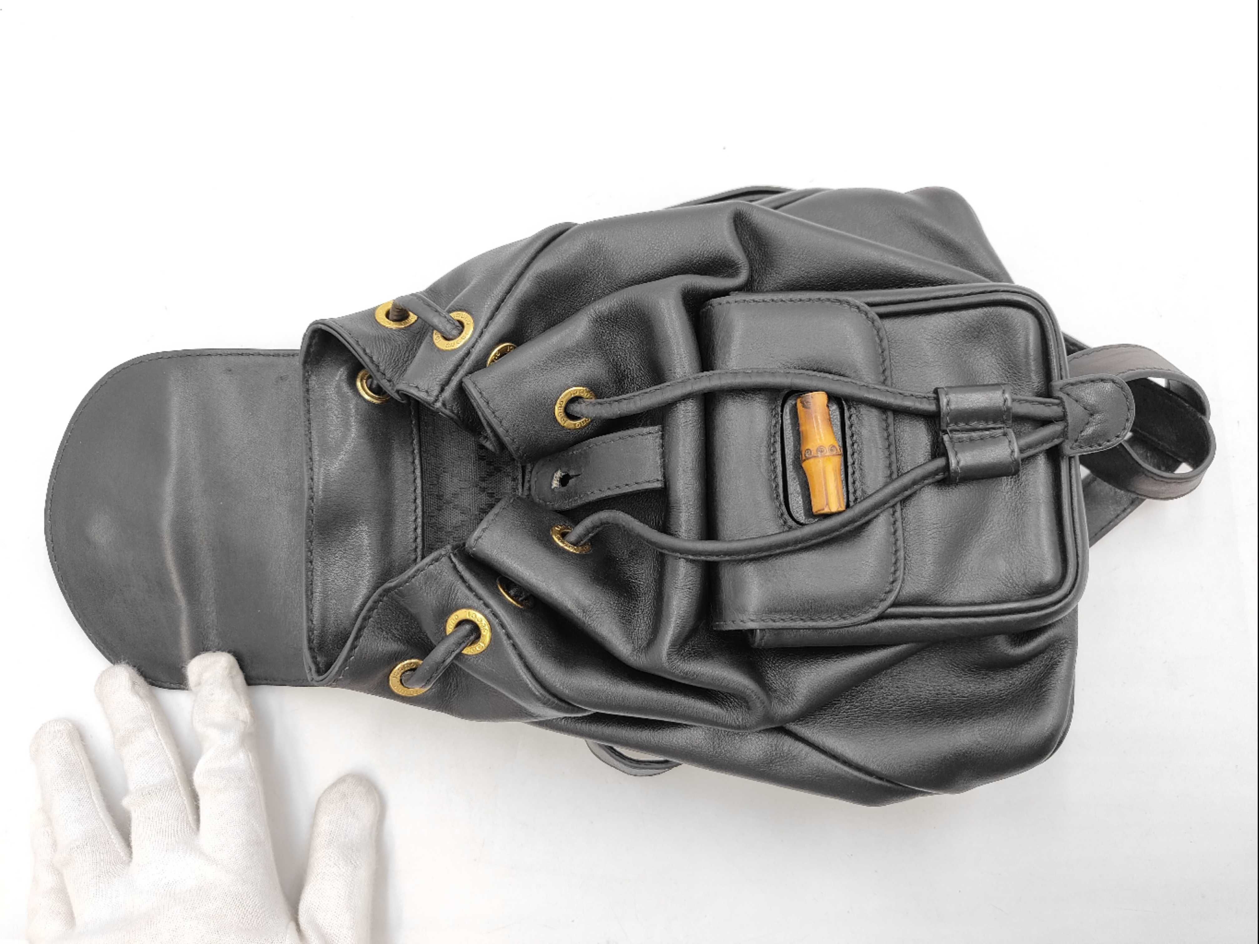 Bamboo Leather Mini Backpack — view 8