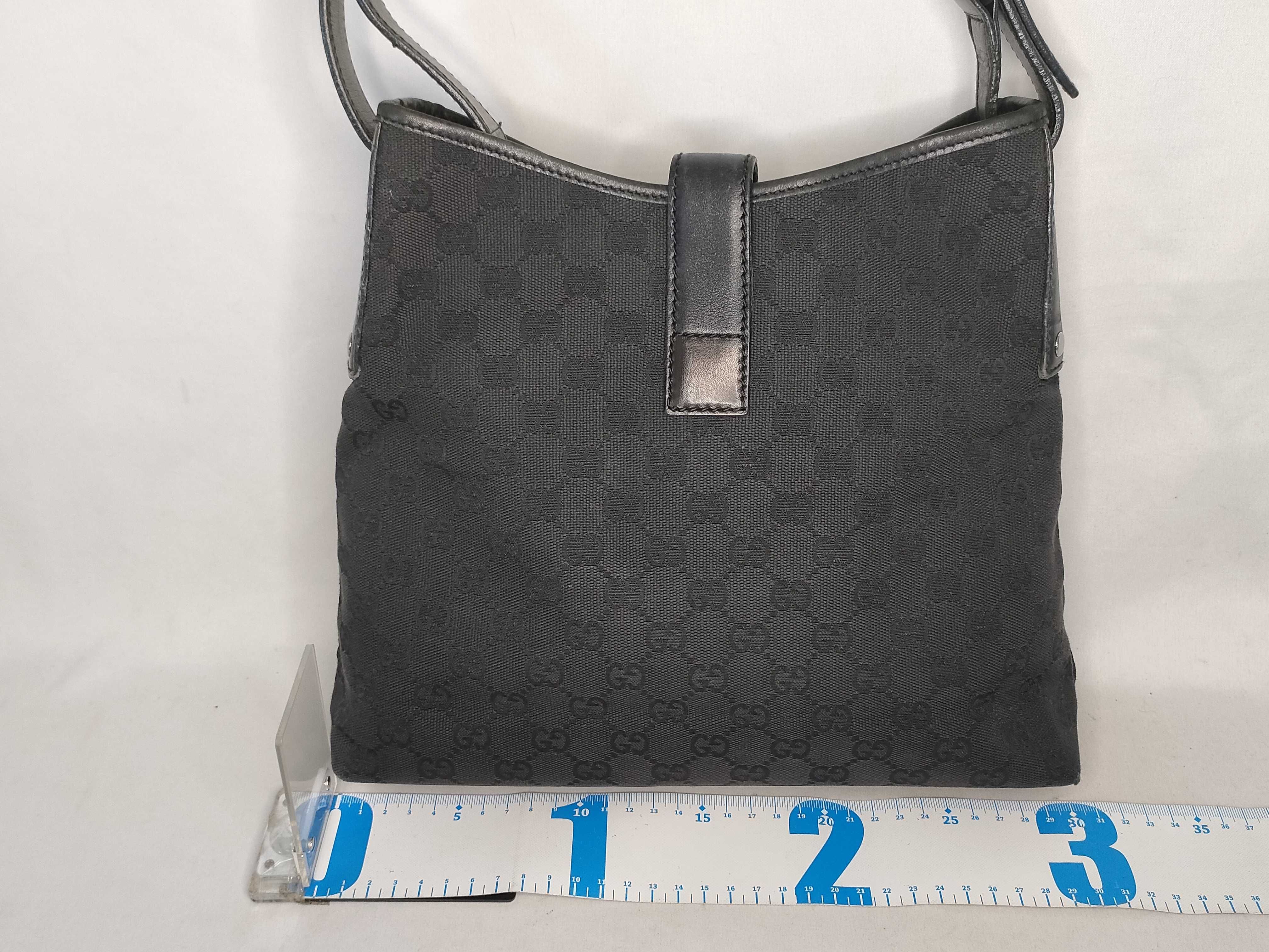 GG Canvas One-Shoulder Bag, Black Shoulder Bag — view 2