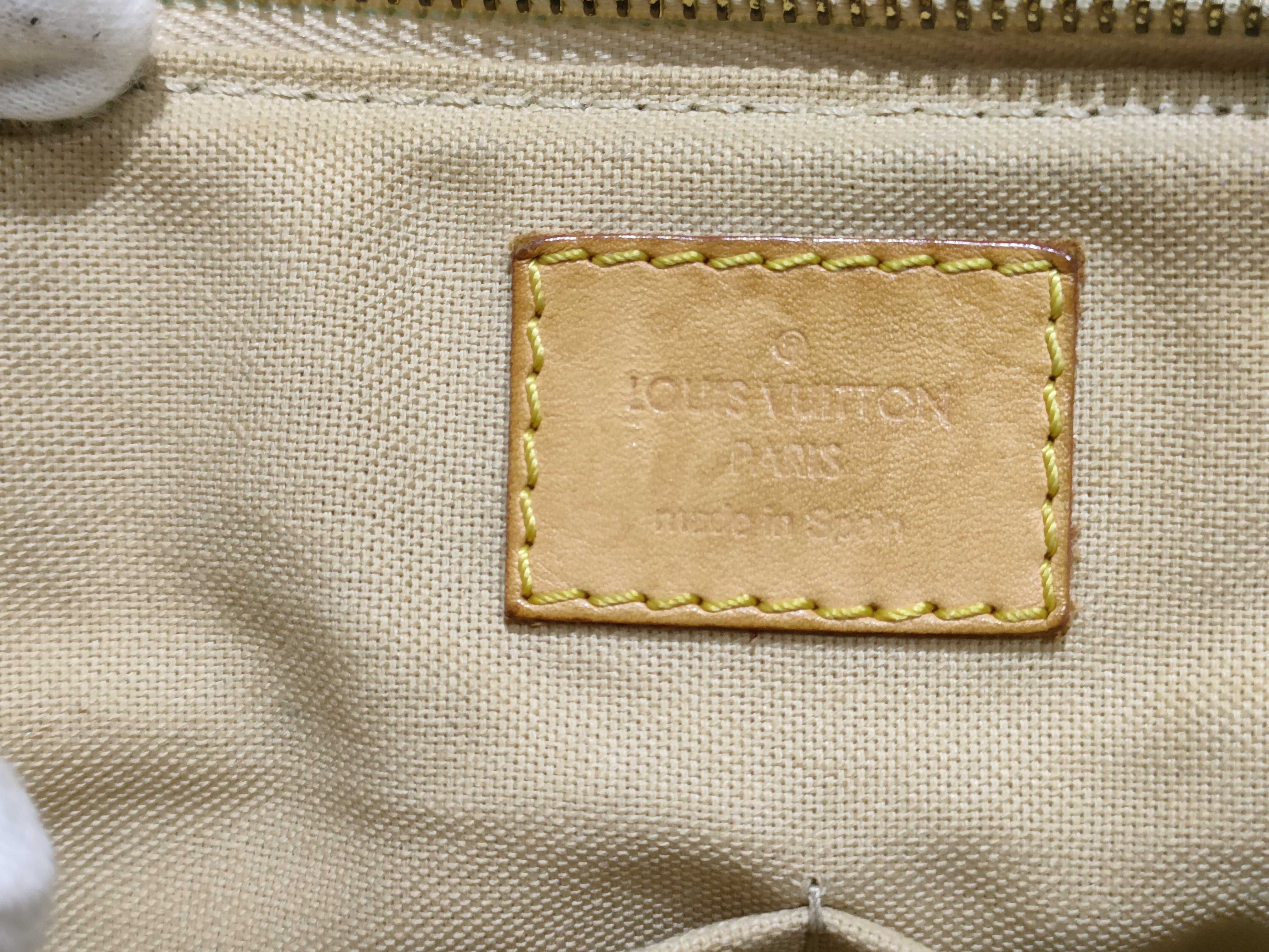 Damier Azur Siracusa PM N41113 GI2153 White Shoulder Bag — view 11