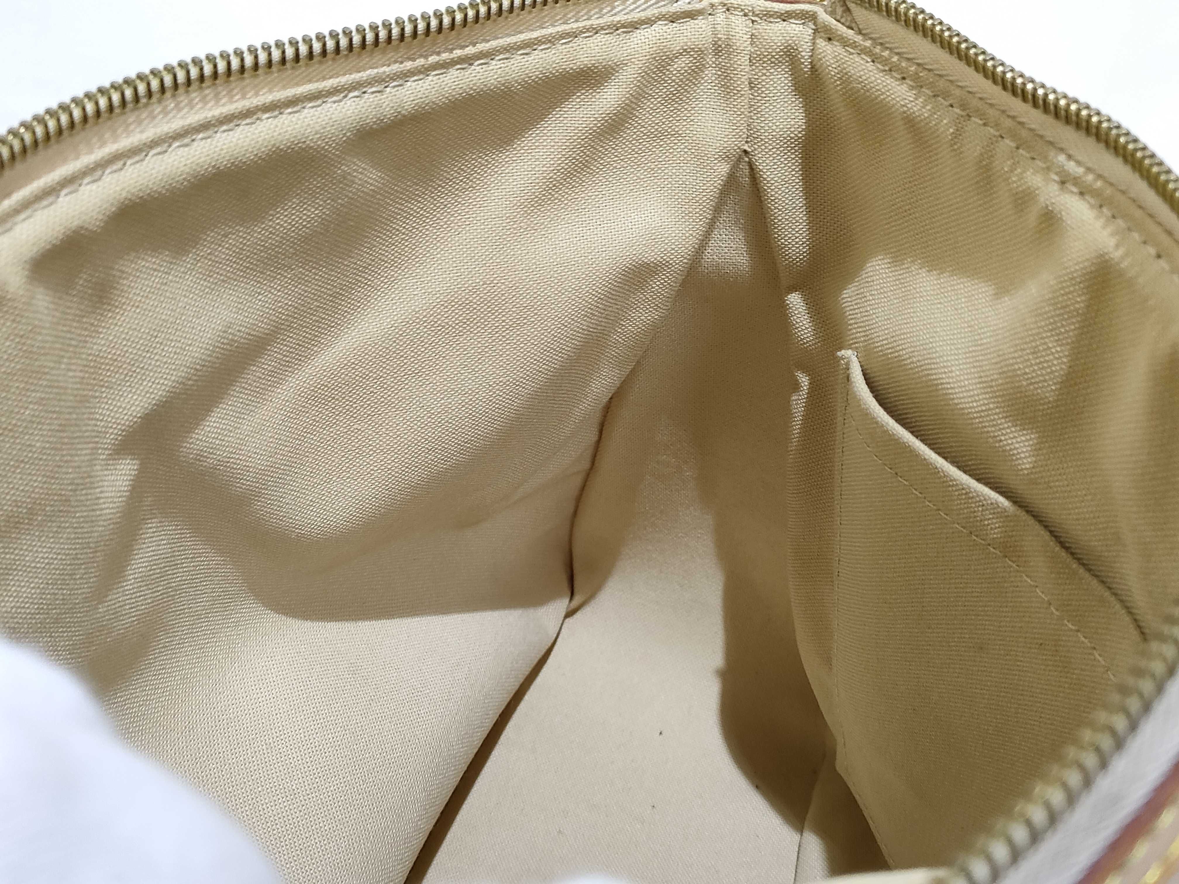 Damier Azur Siracusa PM N41113 GI2153 White Shoulder Bag — view 12