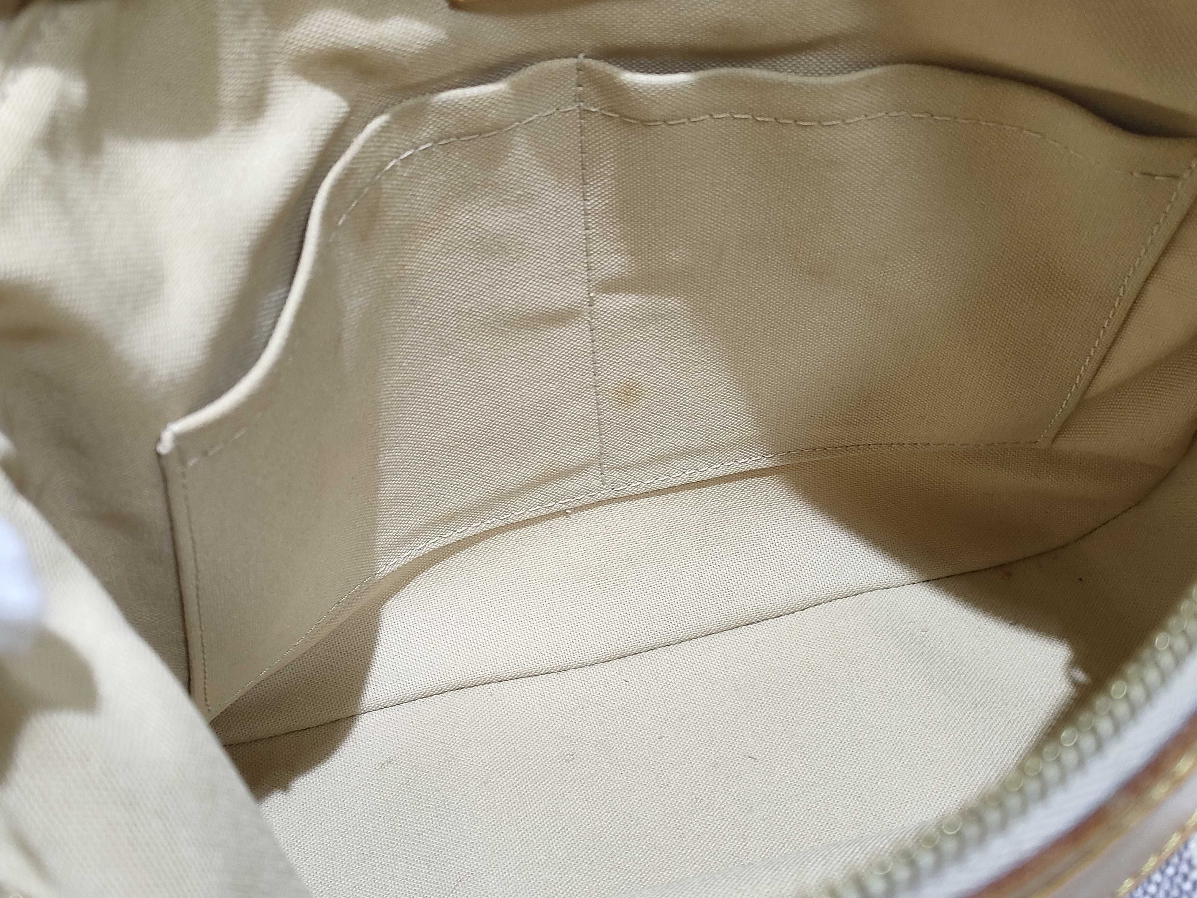 Damier Azur Siracusa PM N41113 GI2153 White Shoulder Bag — view 9