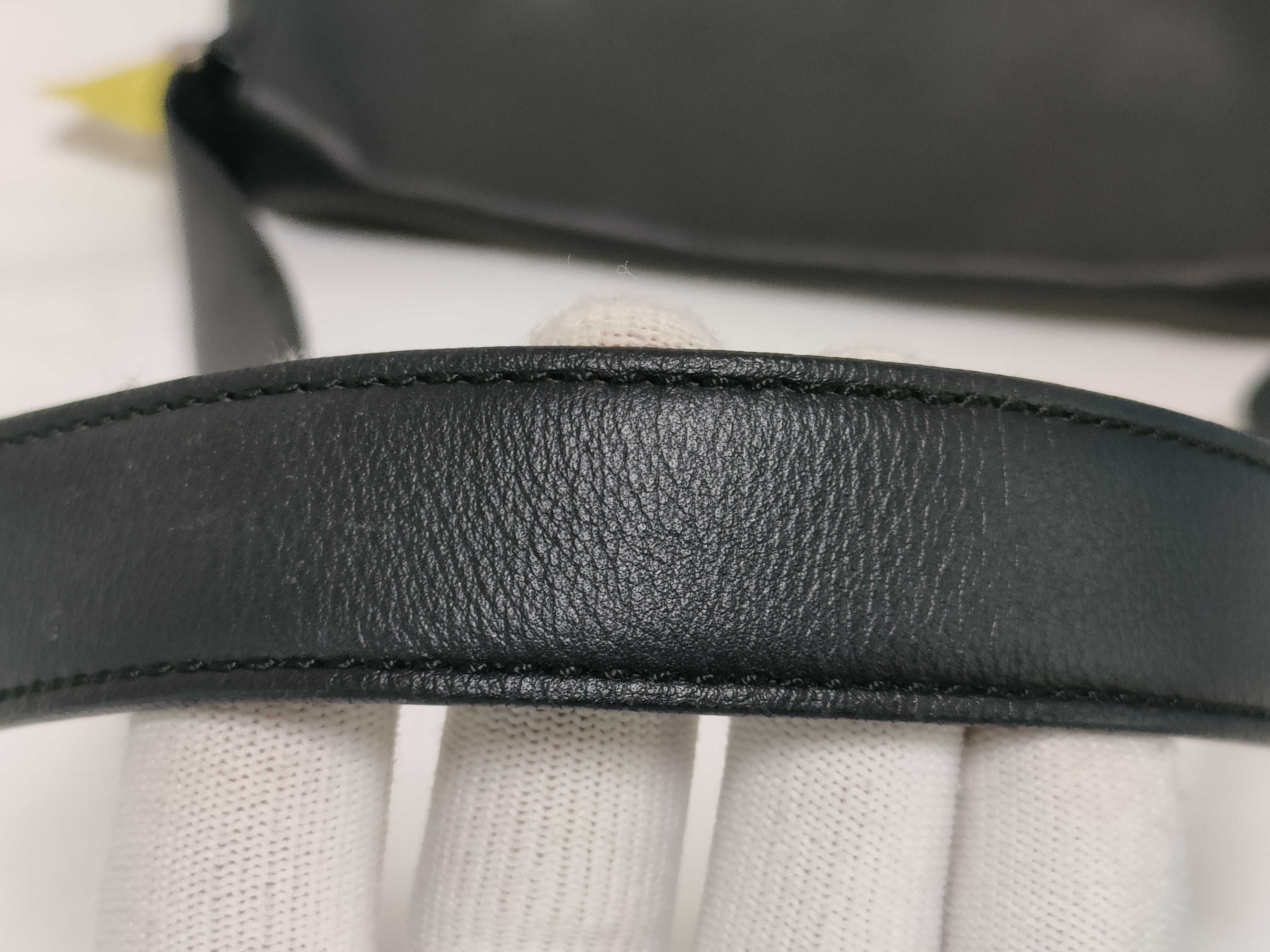 Leather Messenger Bag, Black Shoulder Bag — view 4