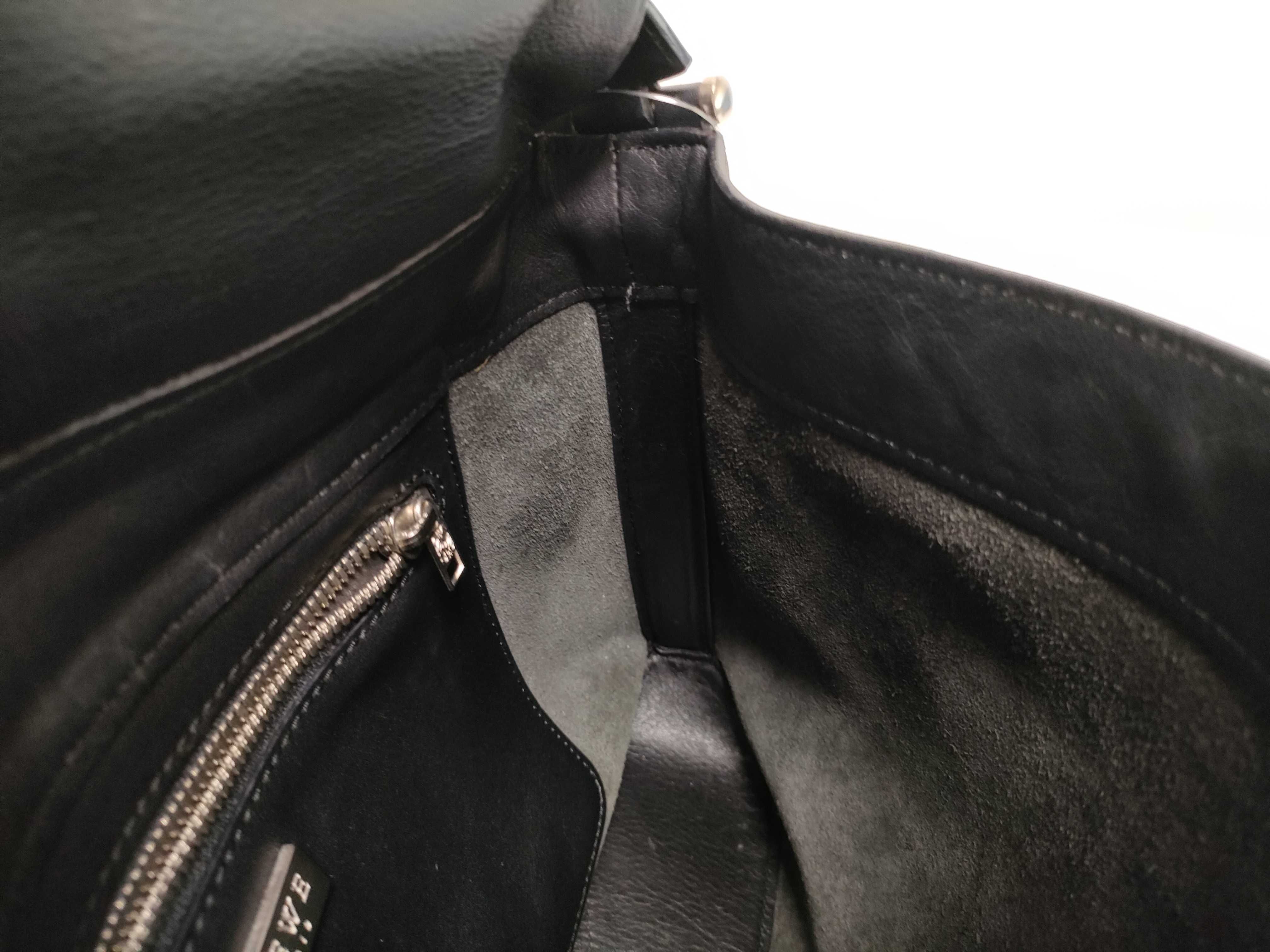 Leather Messenger Bag, Black Shoulder Bag — view 9