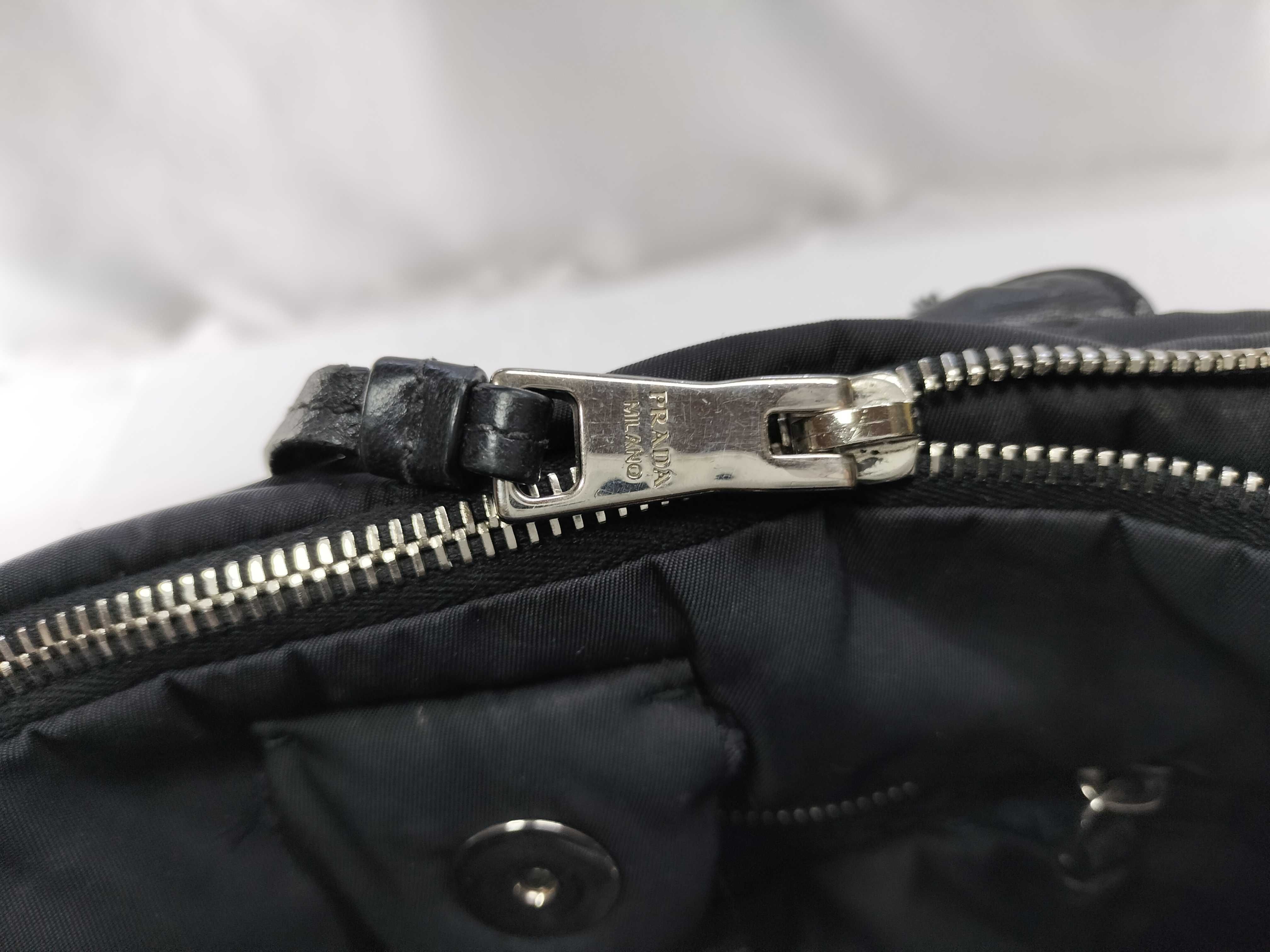 Nylon New Tessuto Bomber Nylon Quilted Handbag (without ST) — view 13