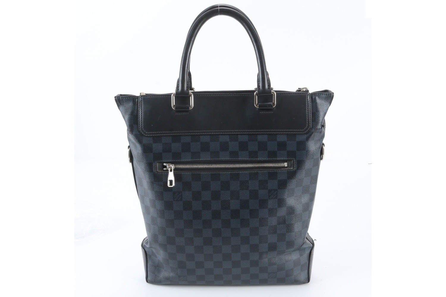 Damier Cobalt Greenwich N41351 Leather Tote Bag — view 3