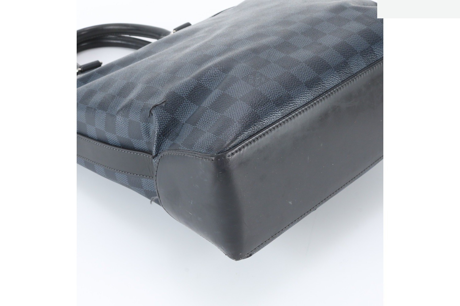 Damier Cobalt Greenwich N41351 Leather Tote Bag — view 5