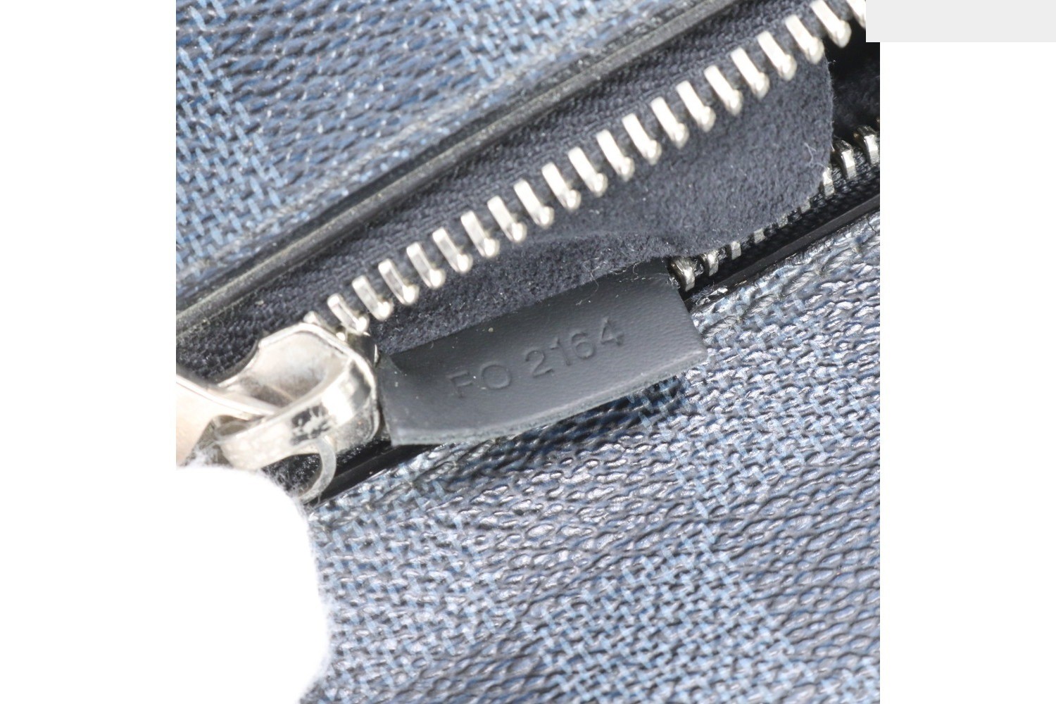 Damier Cobalt Greenwich N41351 Leather Tote Bag — view 9