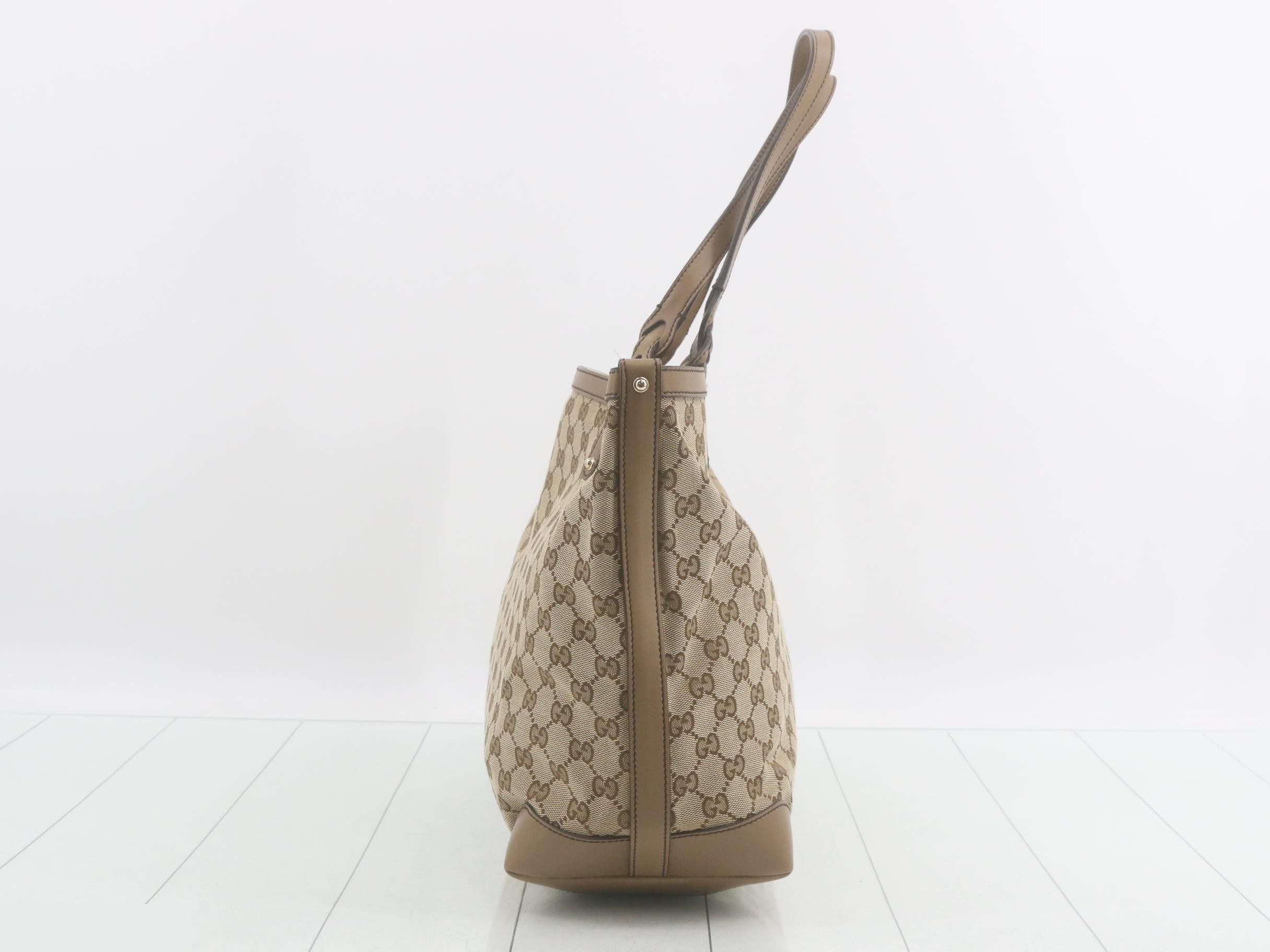 GG Canvas Tote Bag with Pouch — view 3