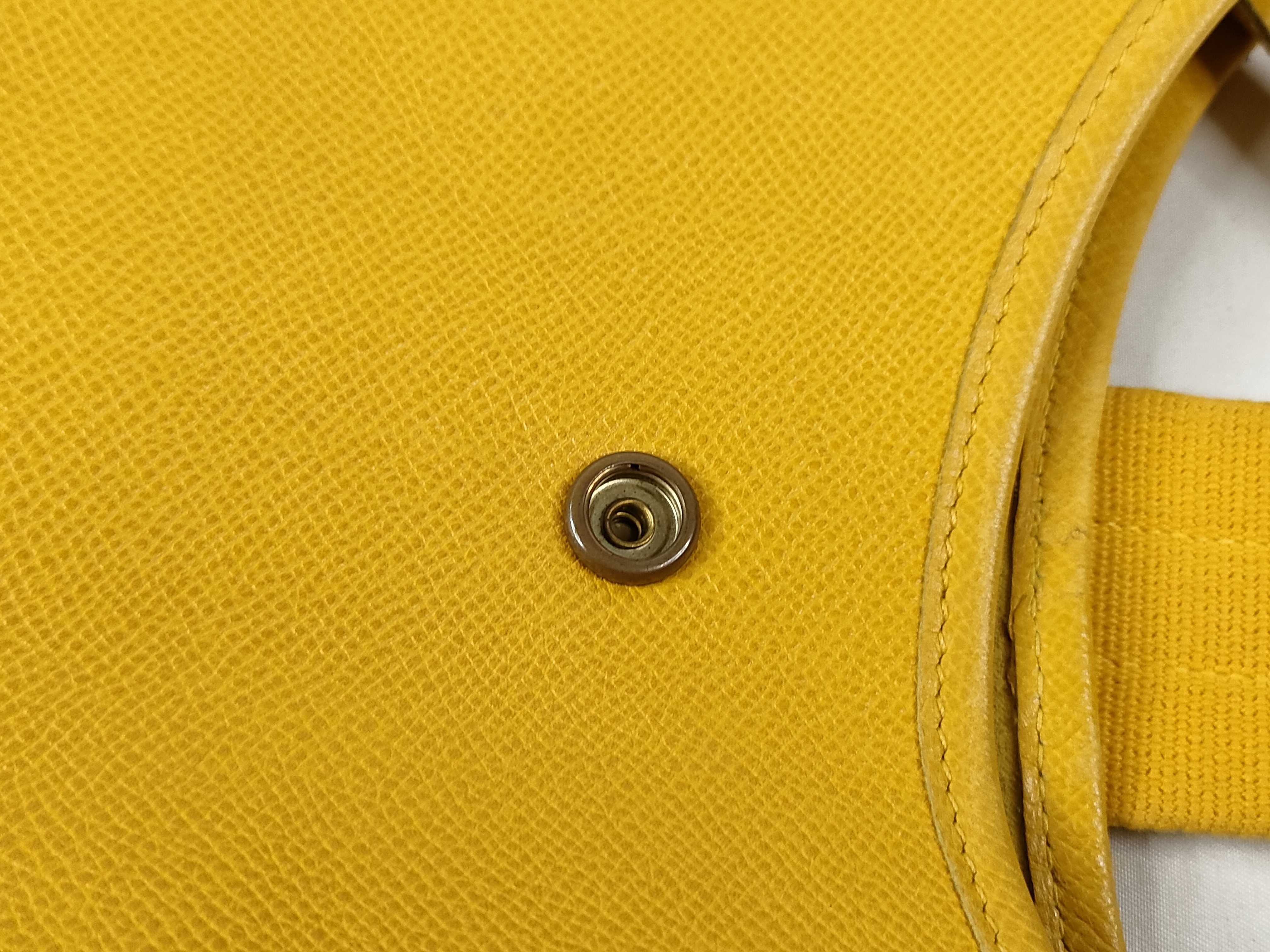 (Hermes) Saco Yellow Tote Bag — view 14