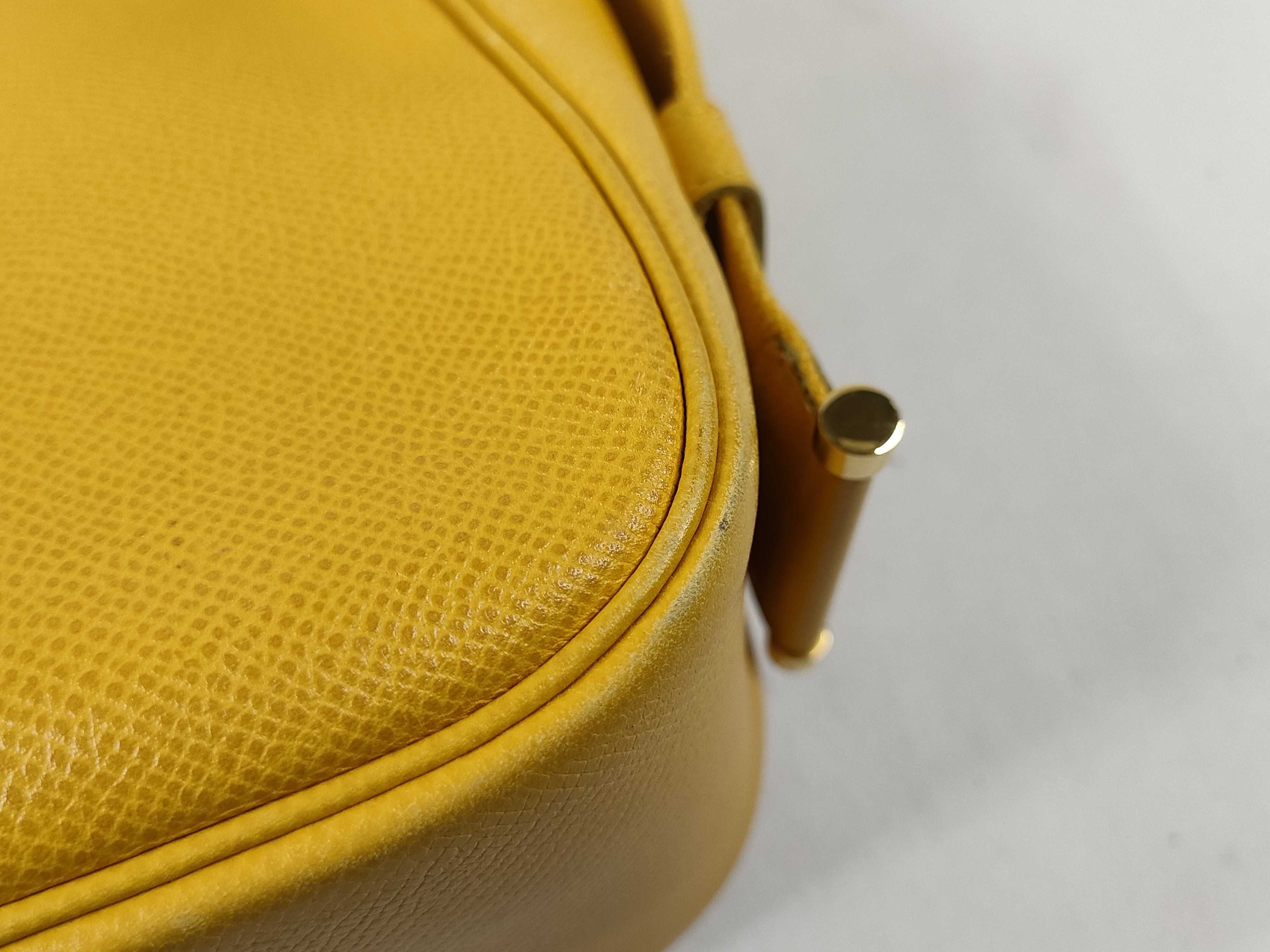 (Hermes) Saco Yellow Tote Bag — view 6