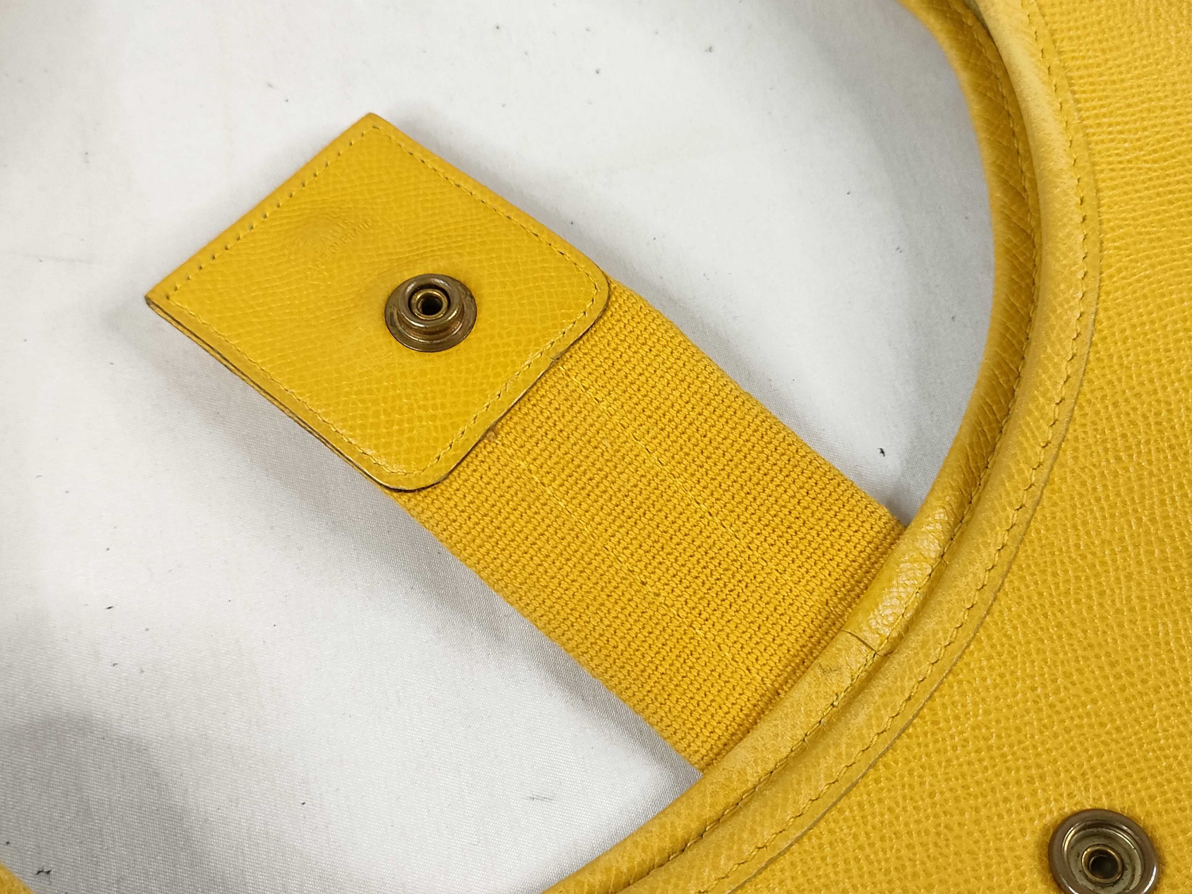 (Hermes) Saco Yellow Tote Bag — view 8
