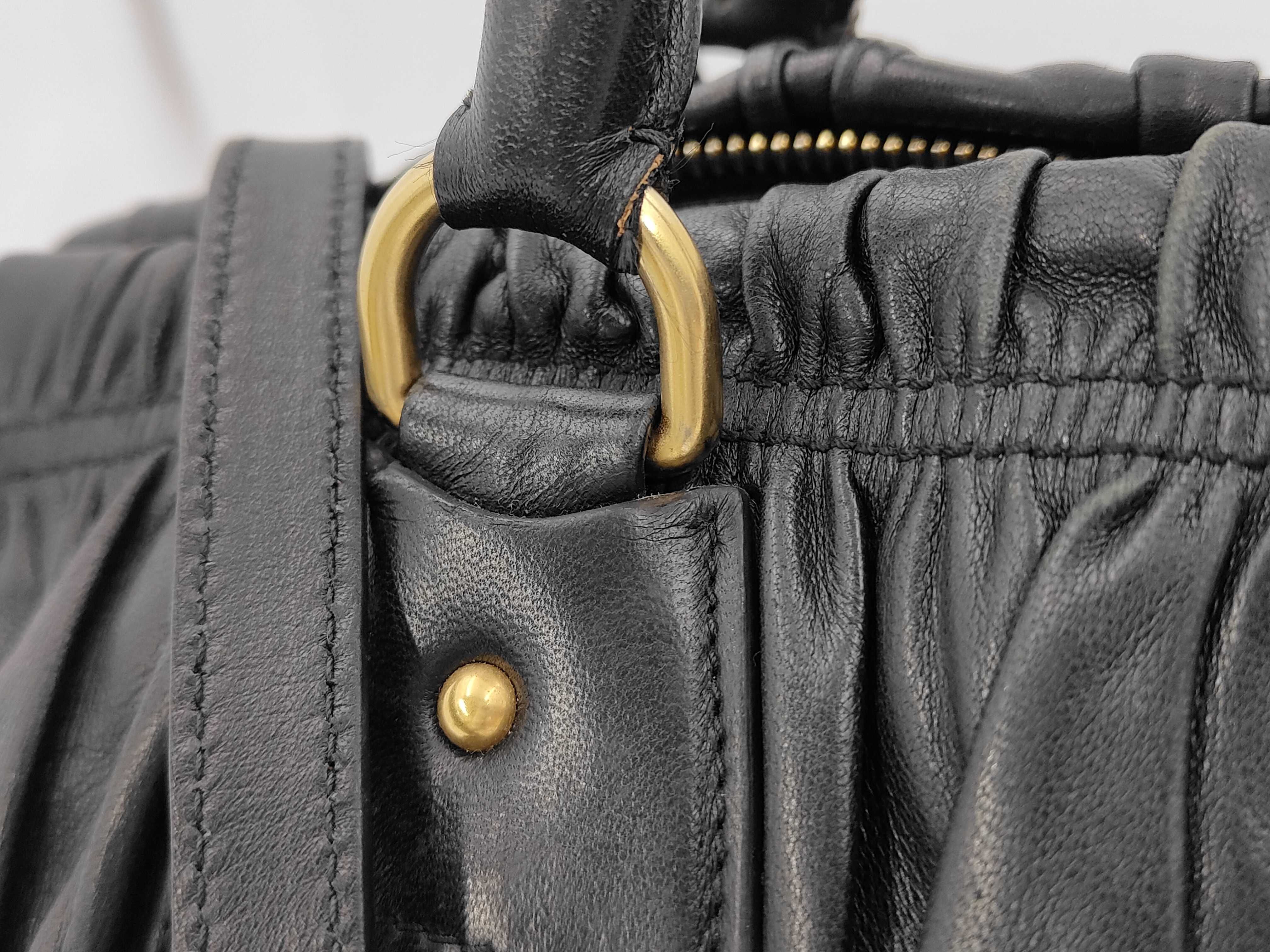 All-Leather Shoulder Bag Logo Tote Bag — view 3