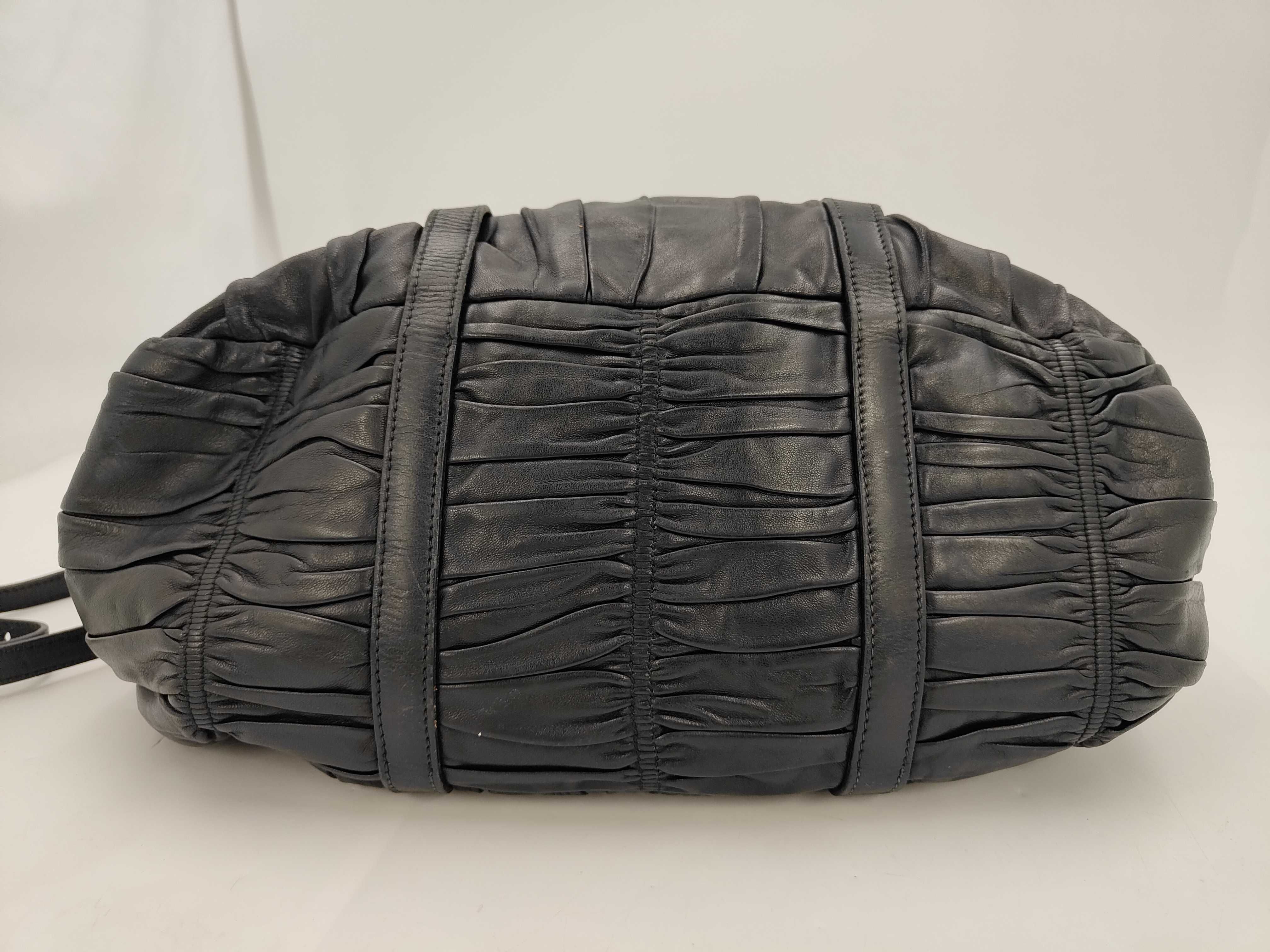 All-Leather Shoulder Bag Logo Tote Bag — view 7