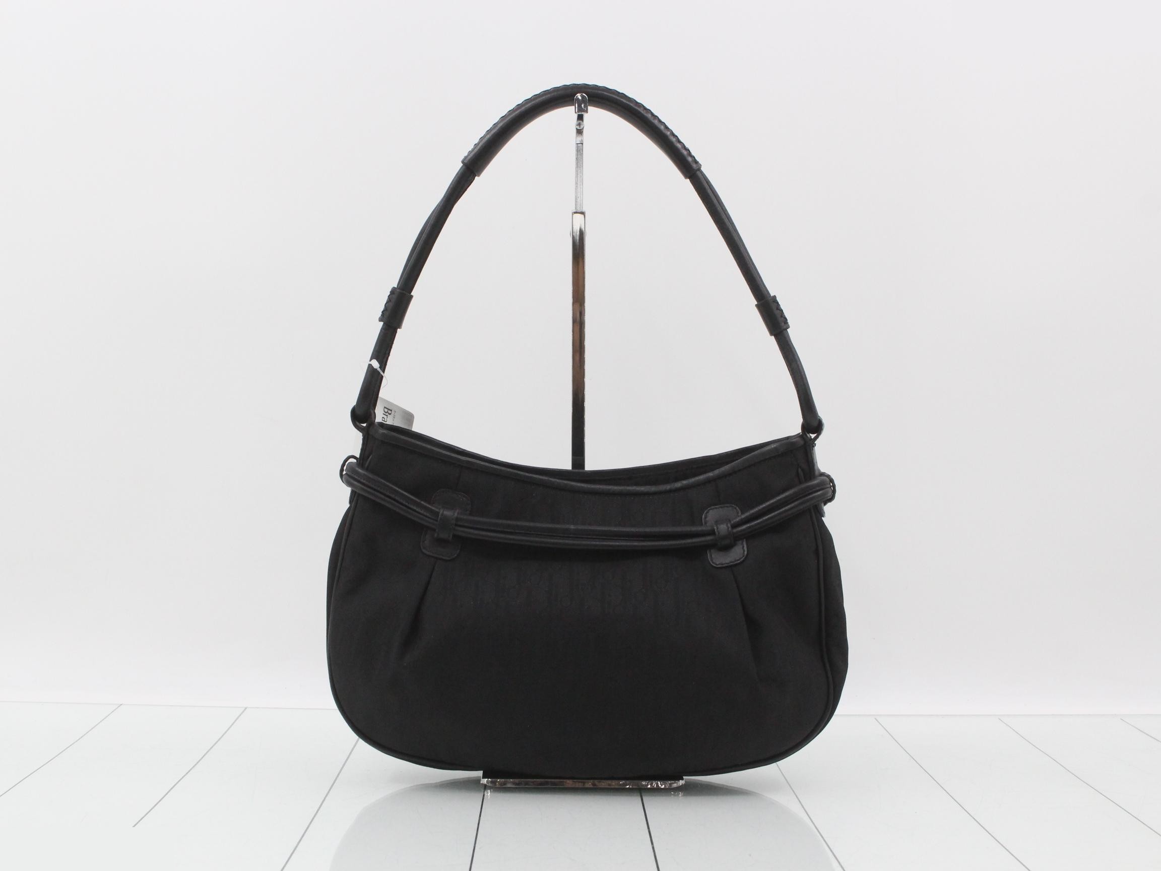 Trotter CD Icon Croissant Hobo Bag, Black, Silver Hardware, W32cm — view 2
