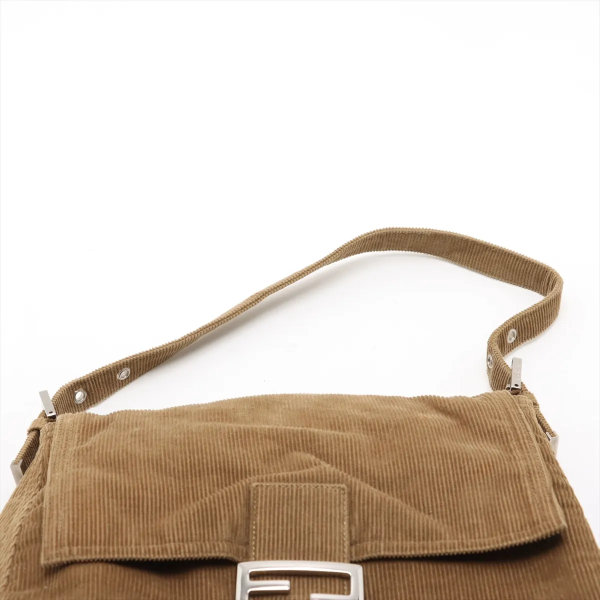 Mamma Bucket Corduroy Shoulder Bag Brown — view 6