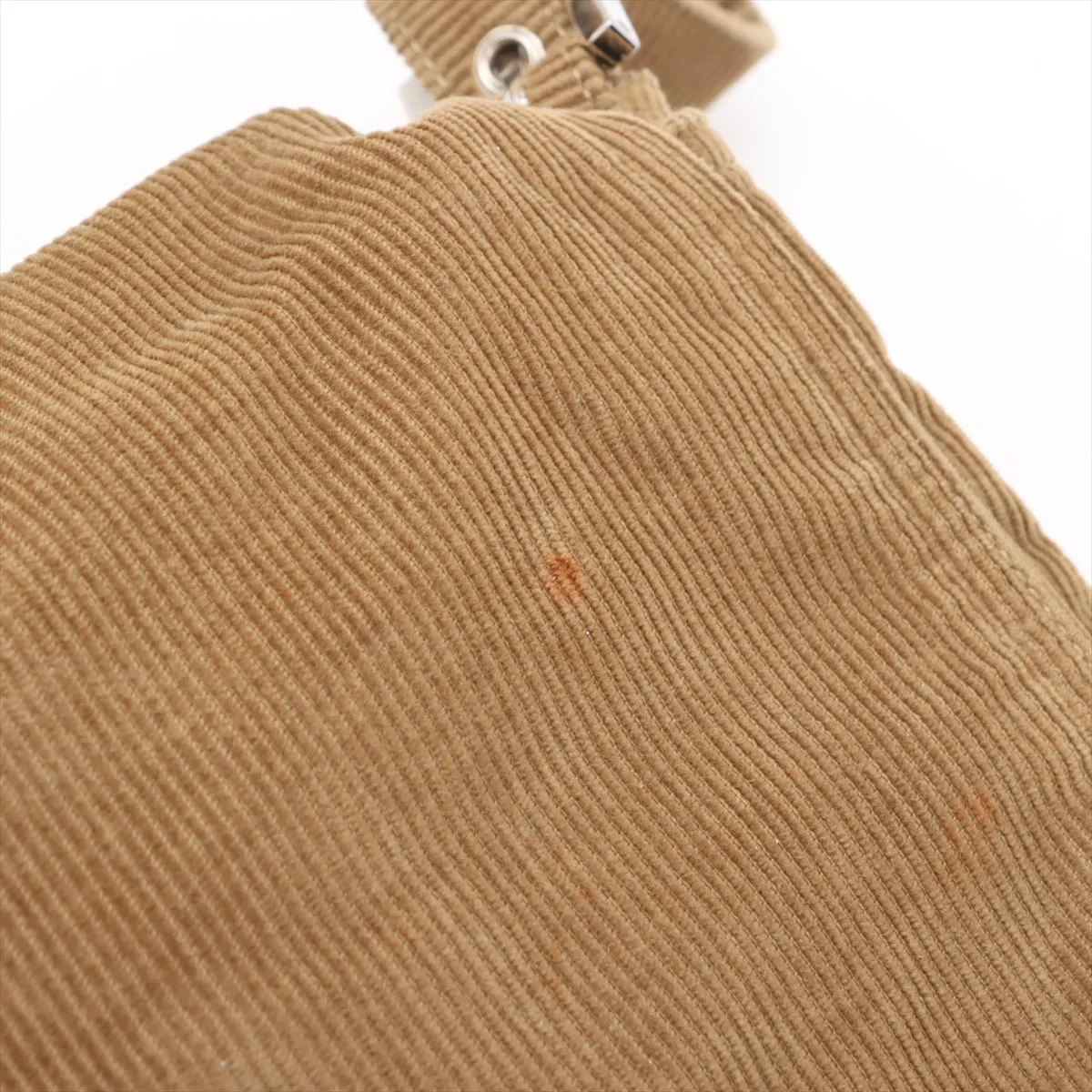 Mamma Bucket Corduroy Shoulder Bag Brown — view 10