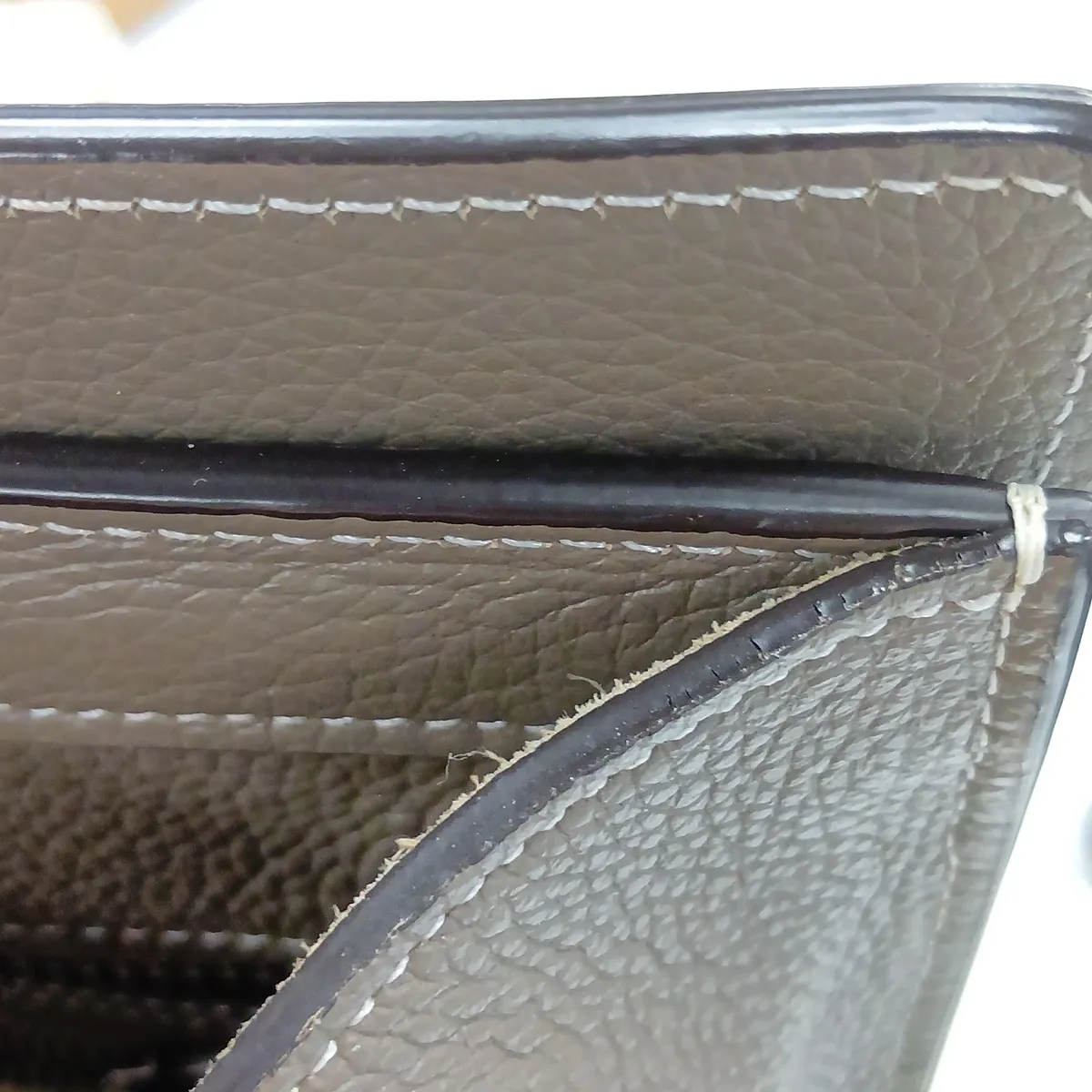 Luggage Micro Shopper Leather Handbag, Brown — view 12