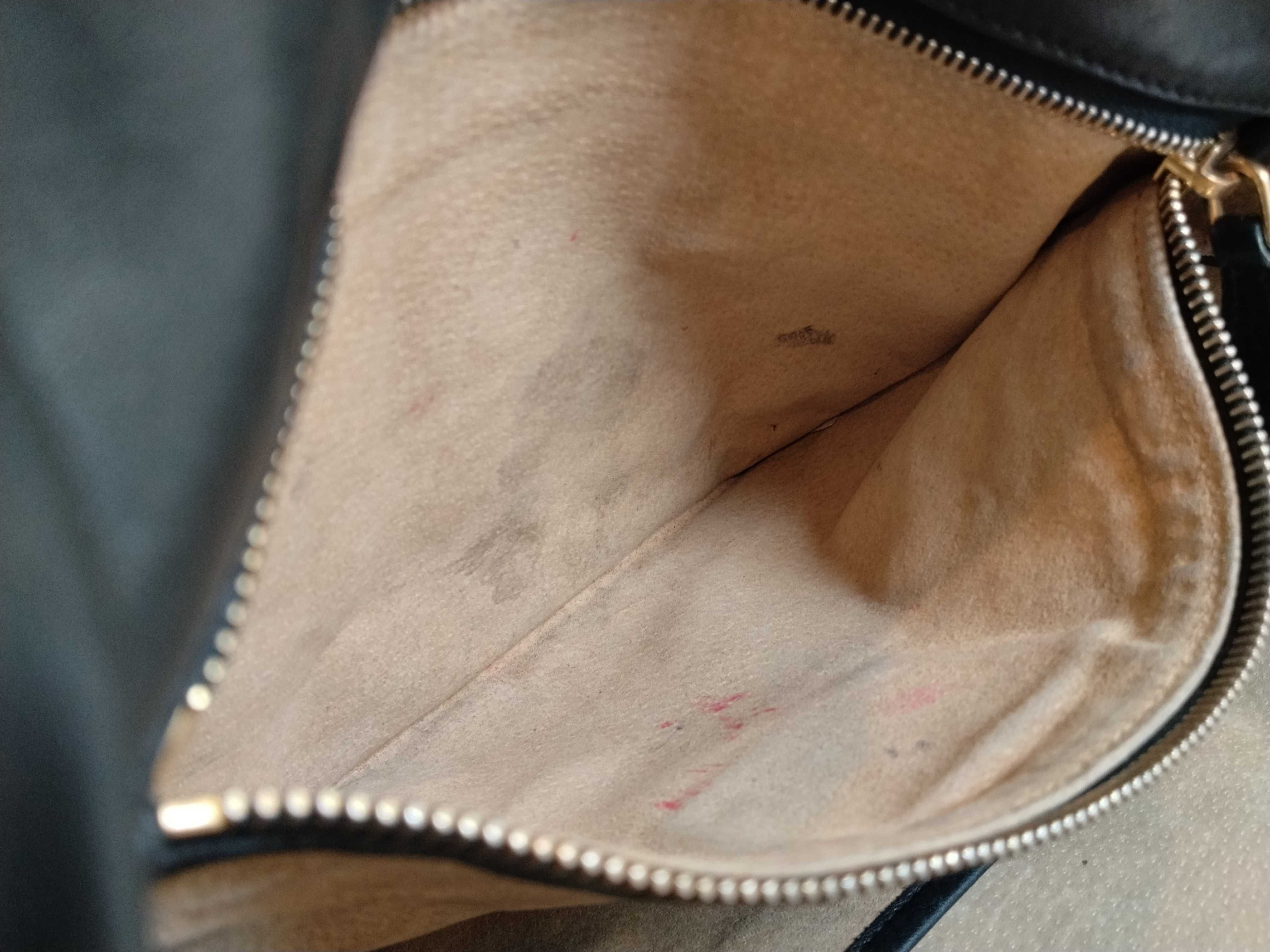 Black Leather Tote Bag — view 12