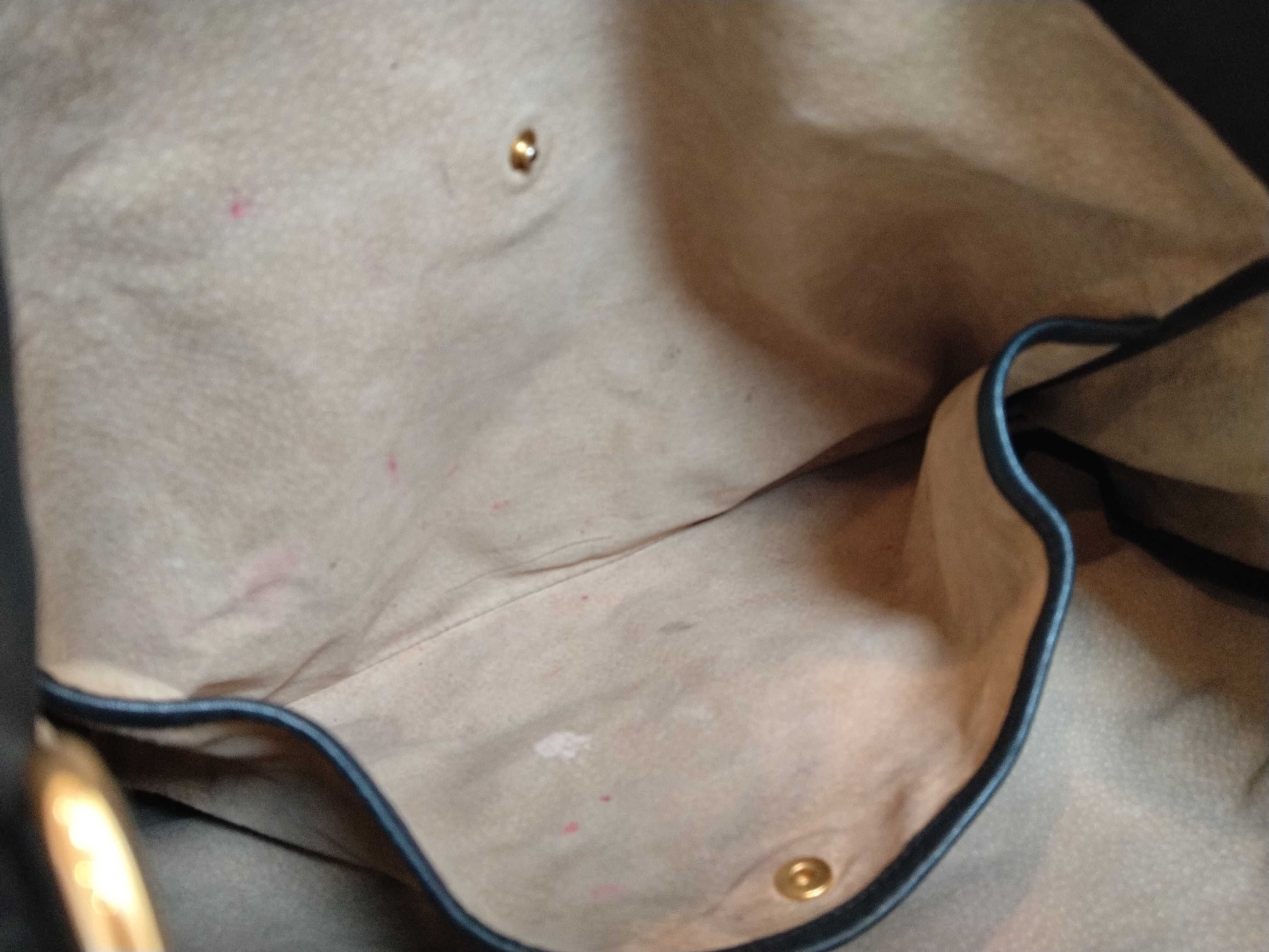 Black Leather Tote Bag — view 13