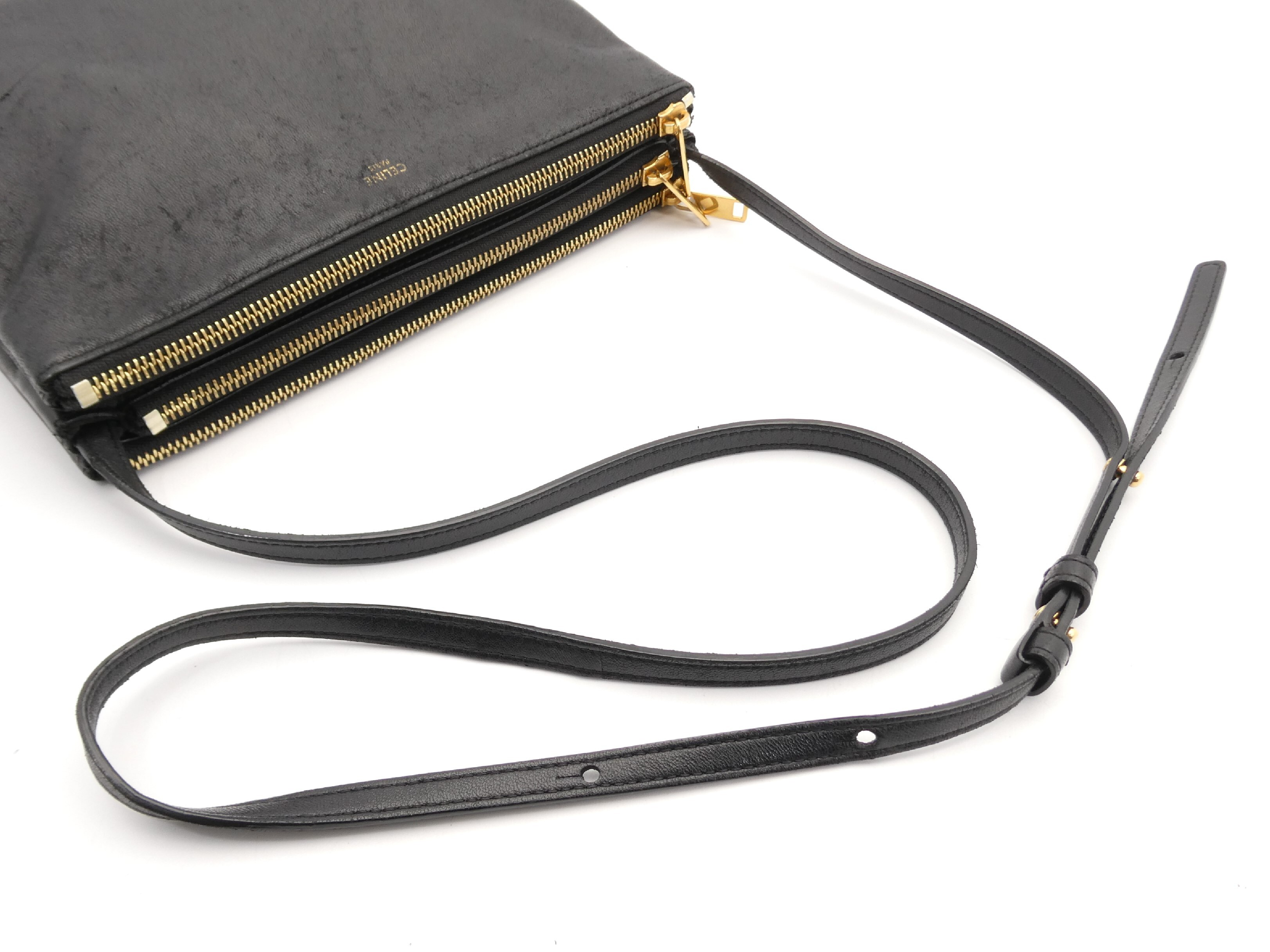 Trio Leather Shoulder Bag — view 6