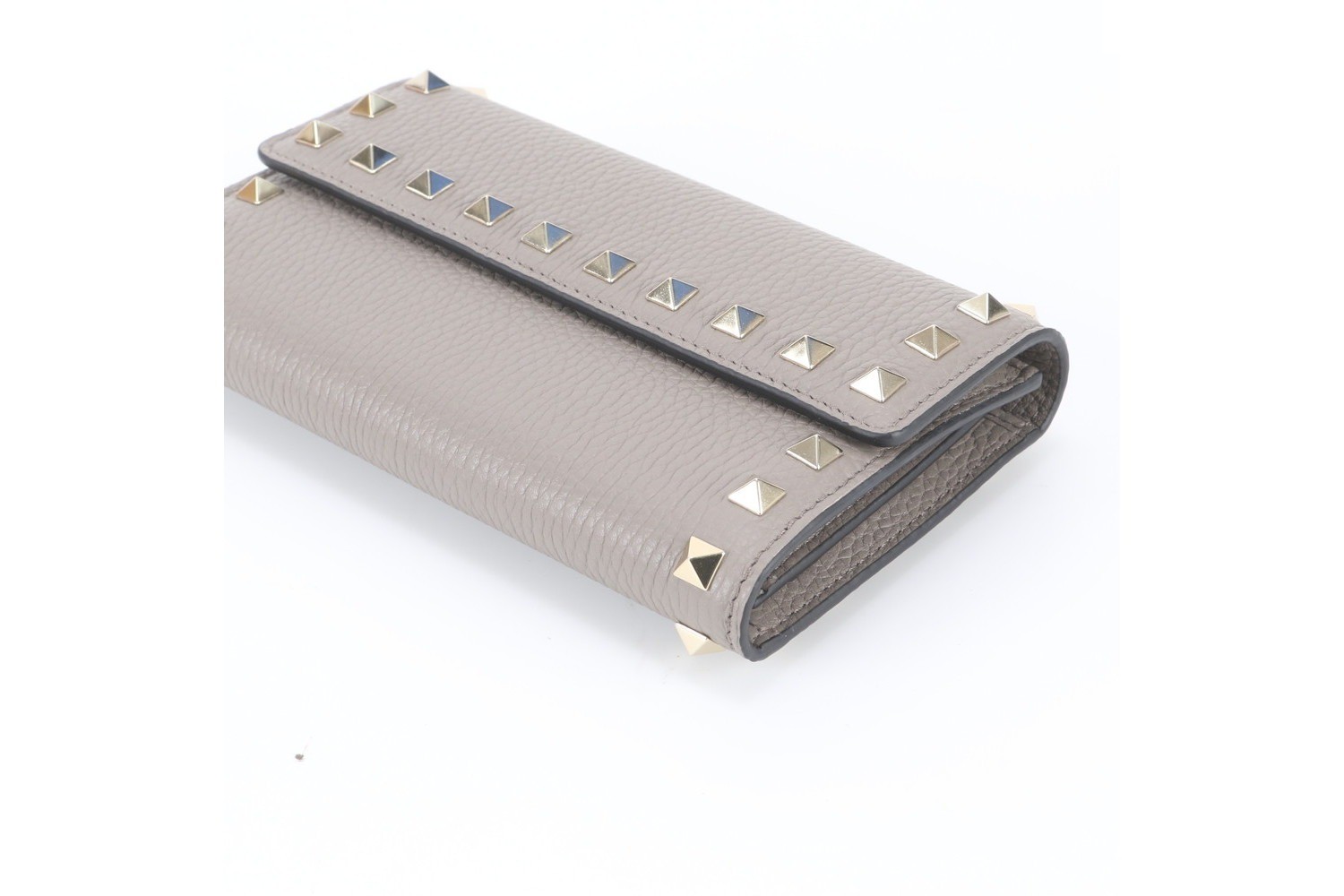 Rockstud Leather Tri-fold Wallet — view 7