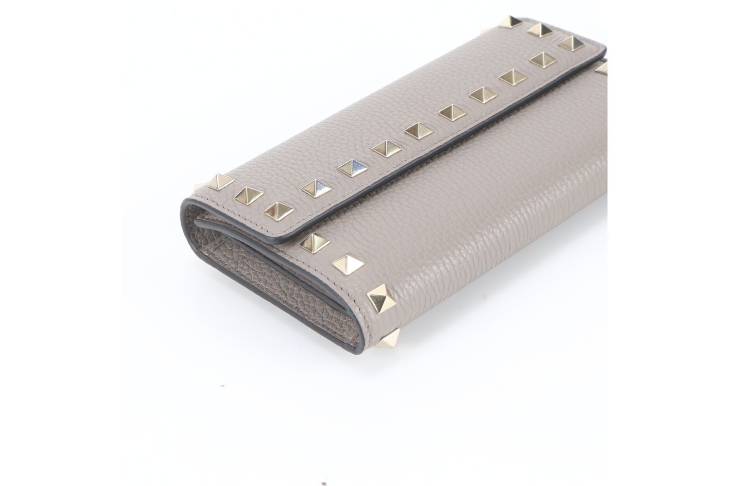 Rockstud Leather Tri-fold Wallet — view 8