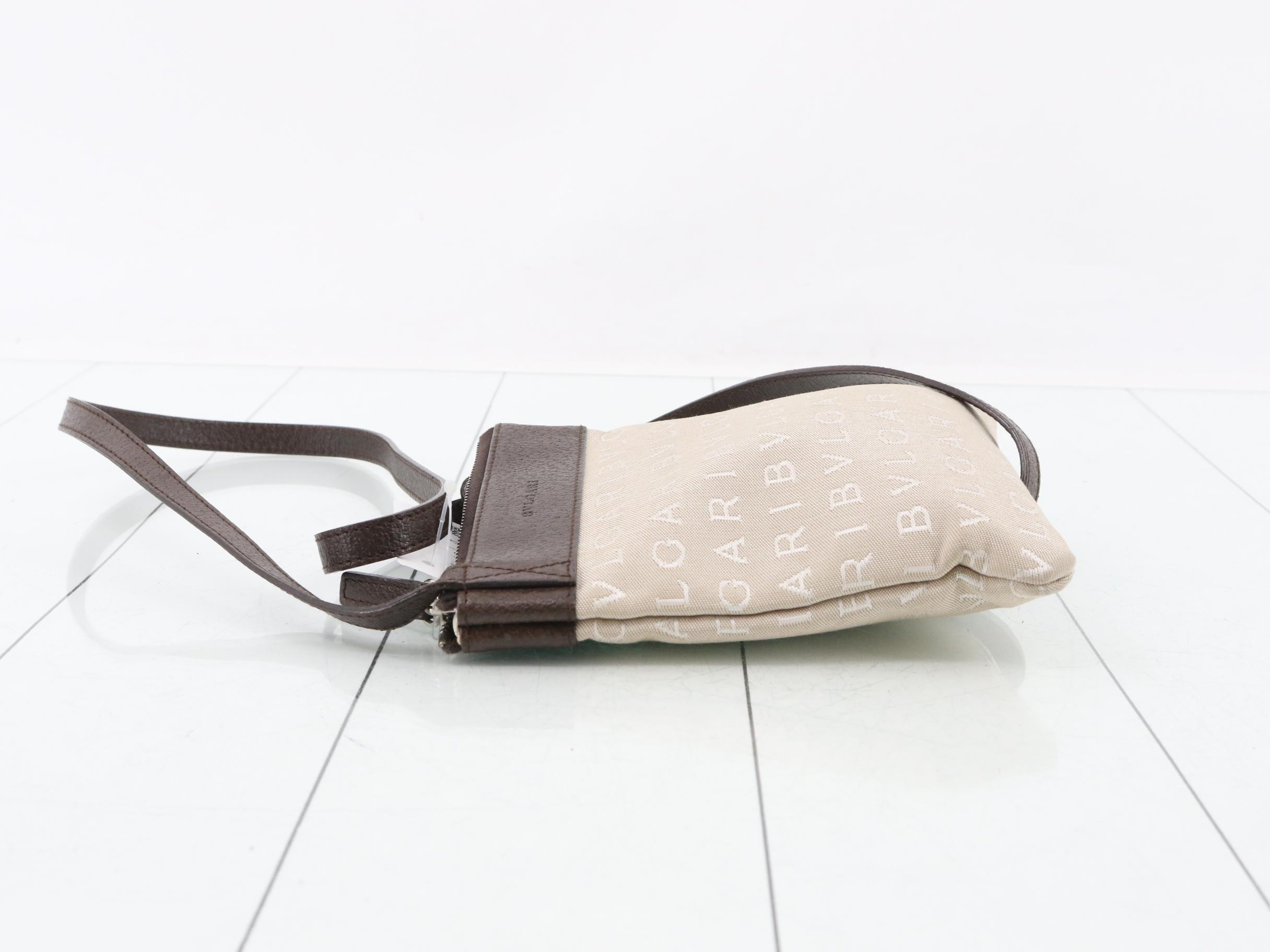 Logo Mania One-Shoulder Bag, Beige — view 4