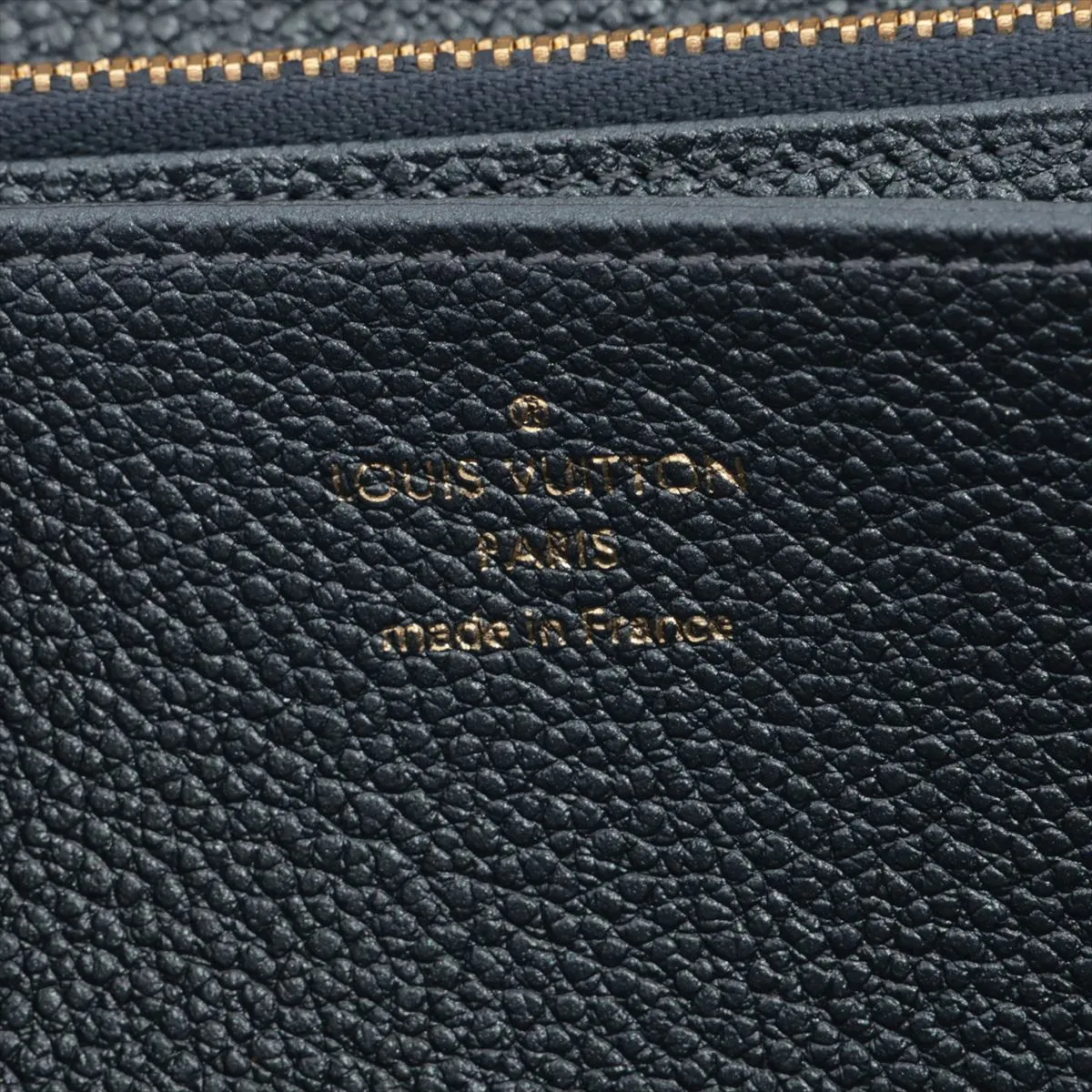 Monogram Empreinte Zippy Wallet M82838 Navy Blue Round Zip Wallet (RFID detected) — view 11