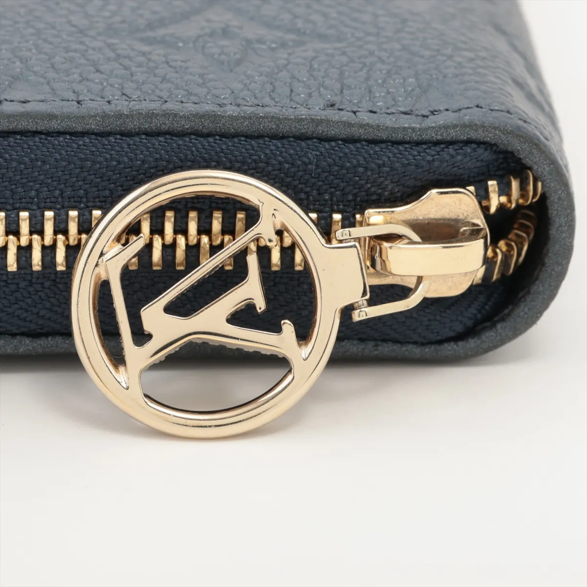 Monogram Empreinte Zippy Wallet M82838 Navy Blue Round Zip Wallet (RFID detected) — view 14
